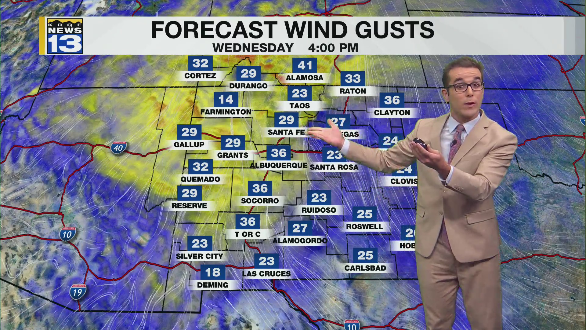 New Mexico storms are leaving with temperature rollercoaster – KRQE ...