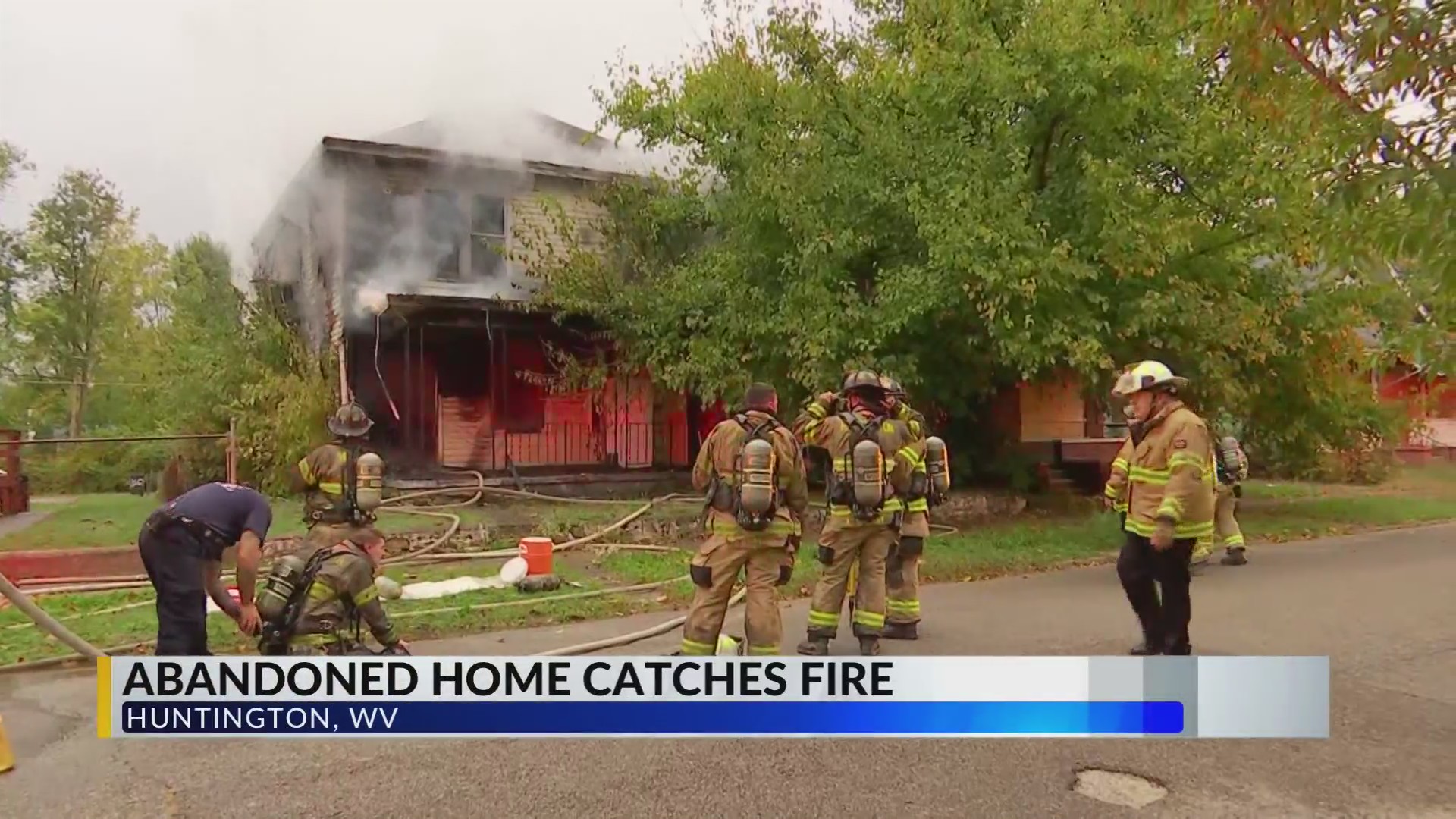 Crews battle abandoned house fire in Huntington – WOWK 13 News
