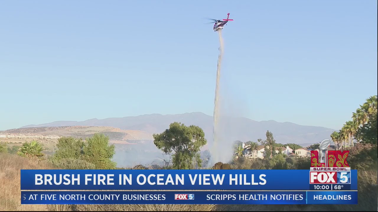 Crews douse South Bay brush fire – FOX 5 San Diego & KUSI News