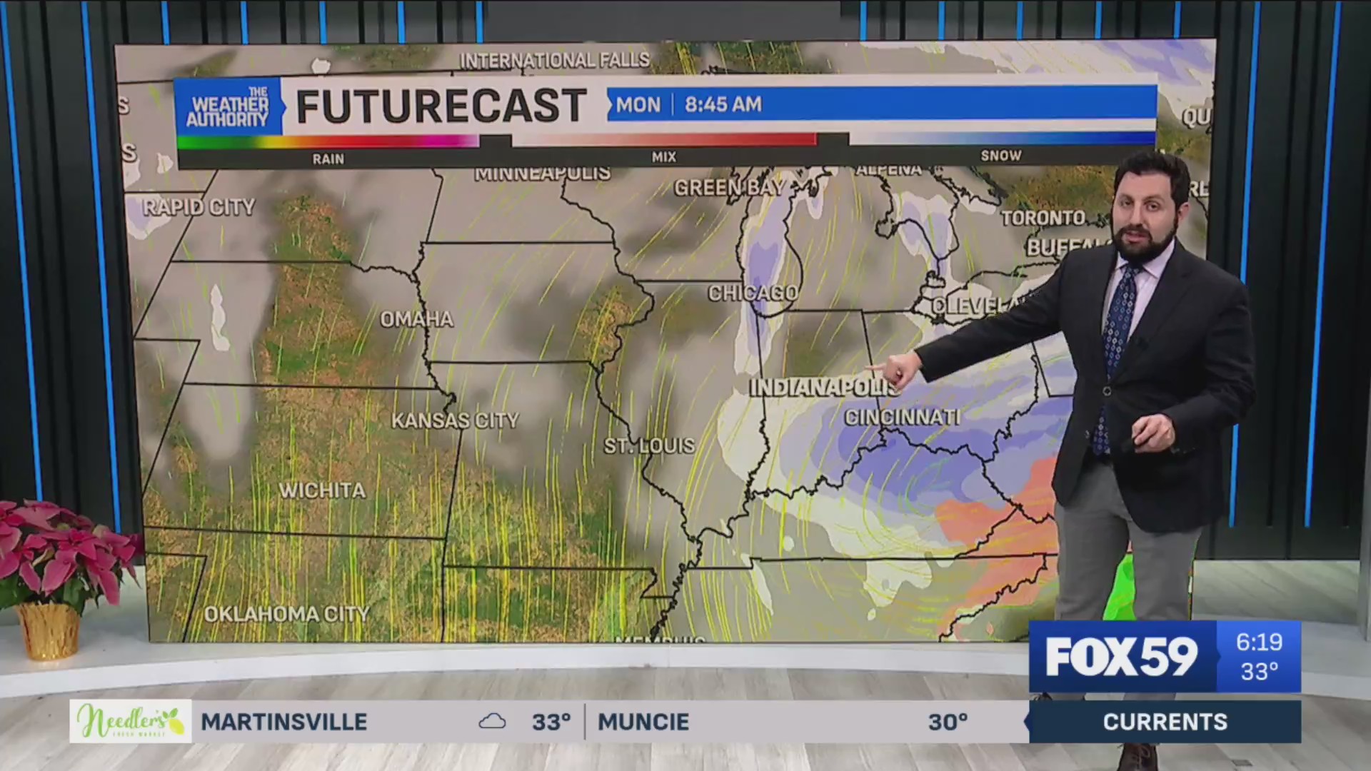Tracking two rounds of snow and the coldest air of the season – Fox 59