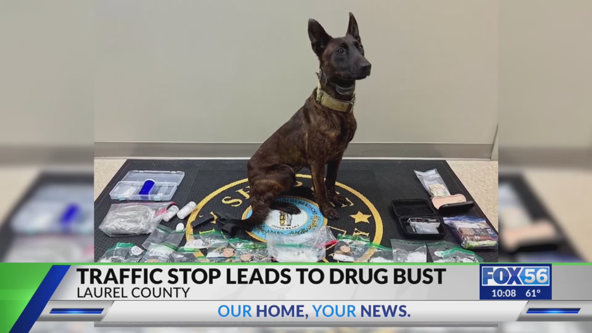 Traffic stop turns into alleged drug bust in Laurel County – FOX 56 News