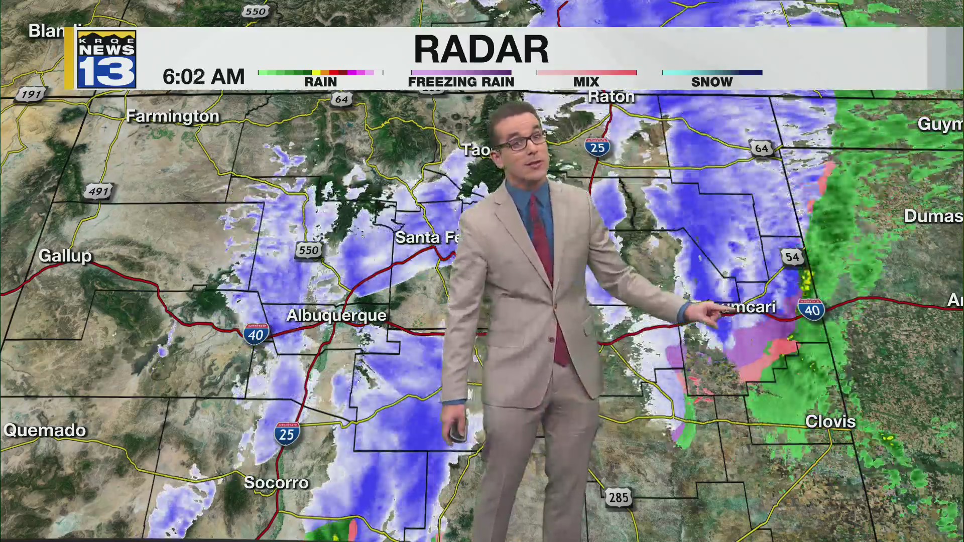 Heavy snow widespread across New Mexico – KRQE NEWS 13 – Breaking News ...