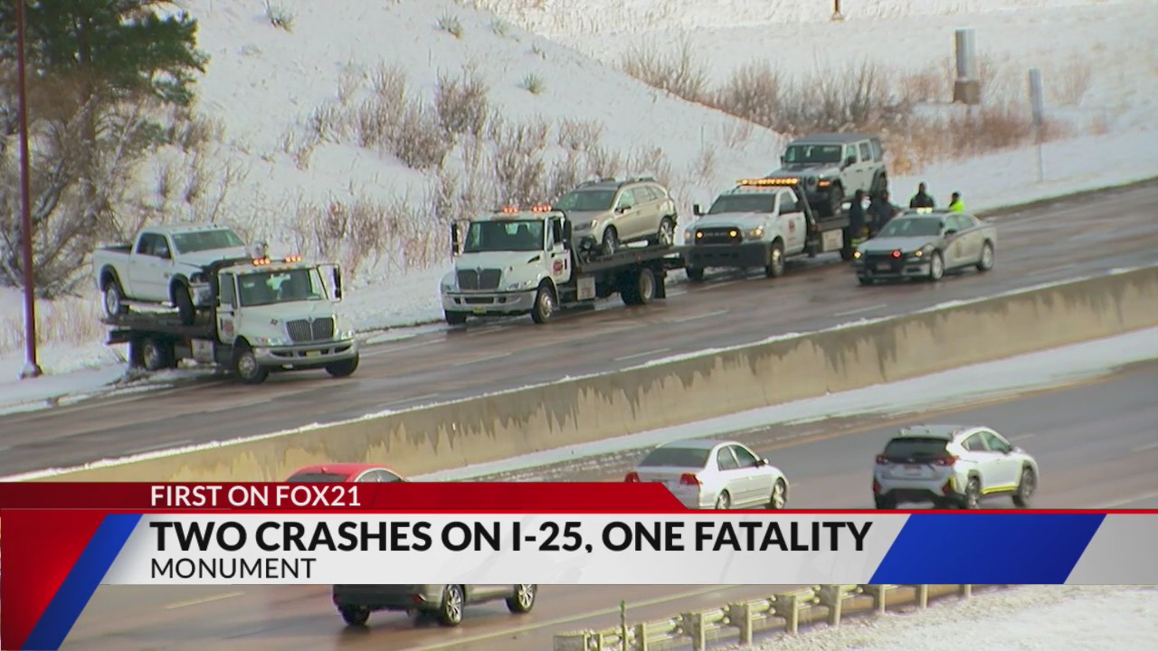 UPDATE: I-25 reopened near Monument after fatal crash – FOX21 News Colorado