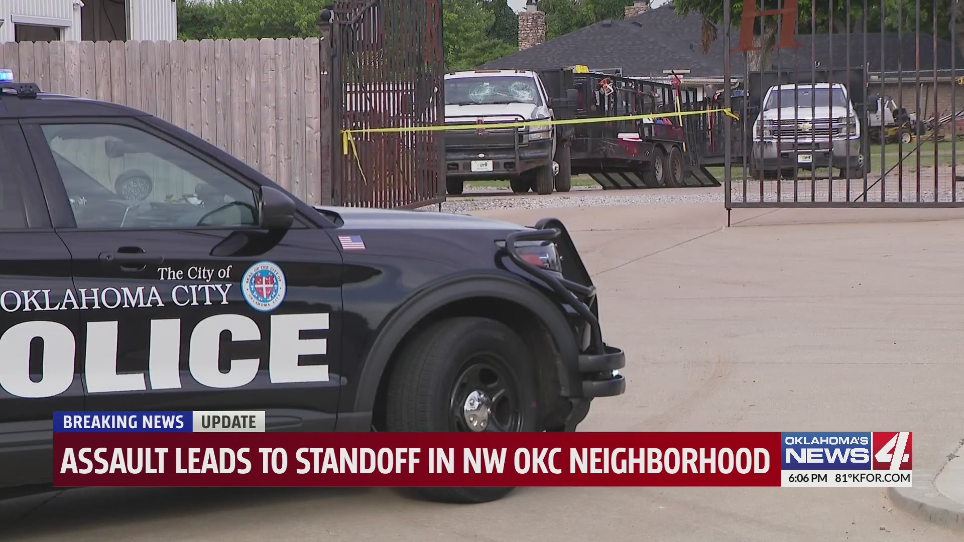 Assault leads to standoff in NW OKC neighborhood – KFOR.com Oklahoma City