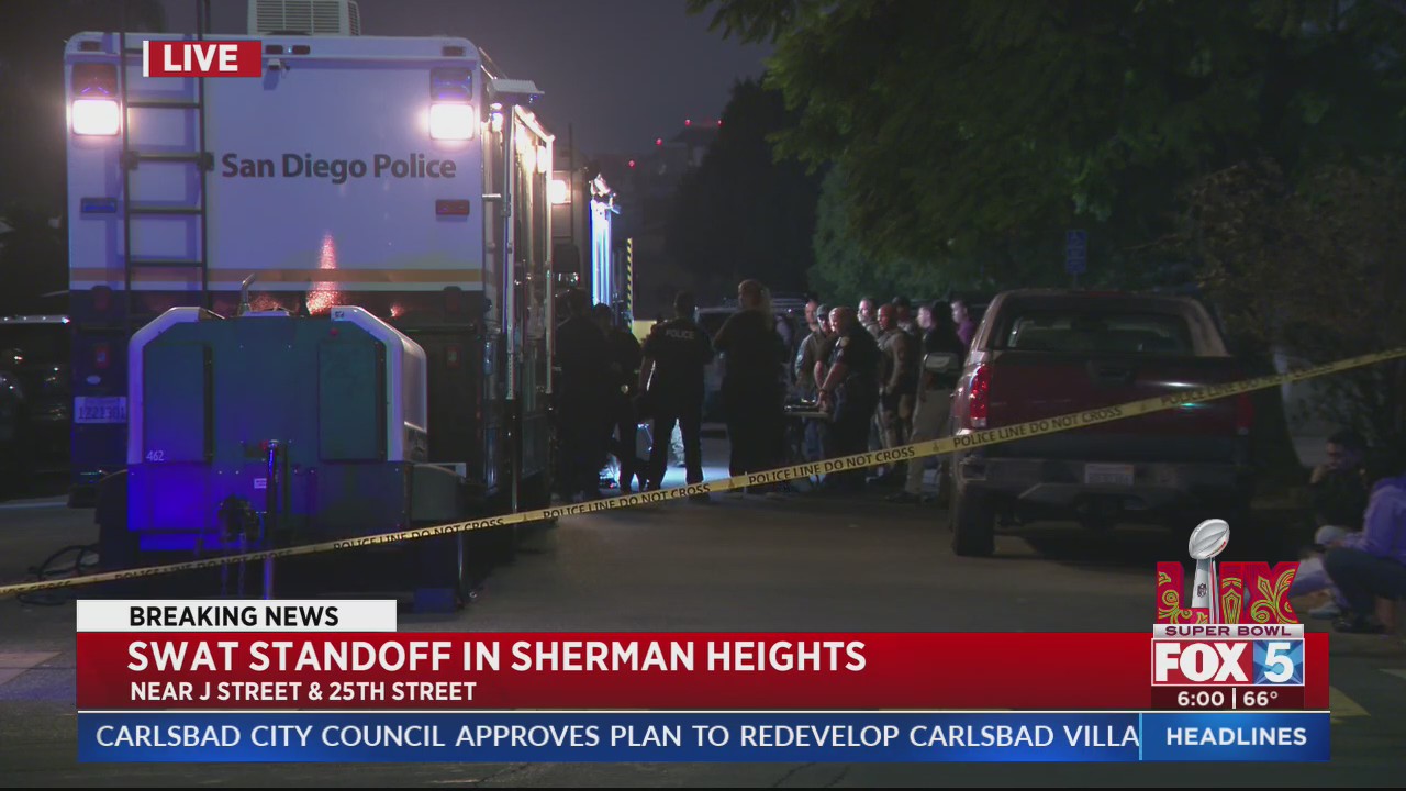 SWAT standoff underway in Sherman Heights – FOX 5 San Diego & KUSI News