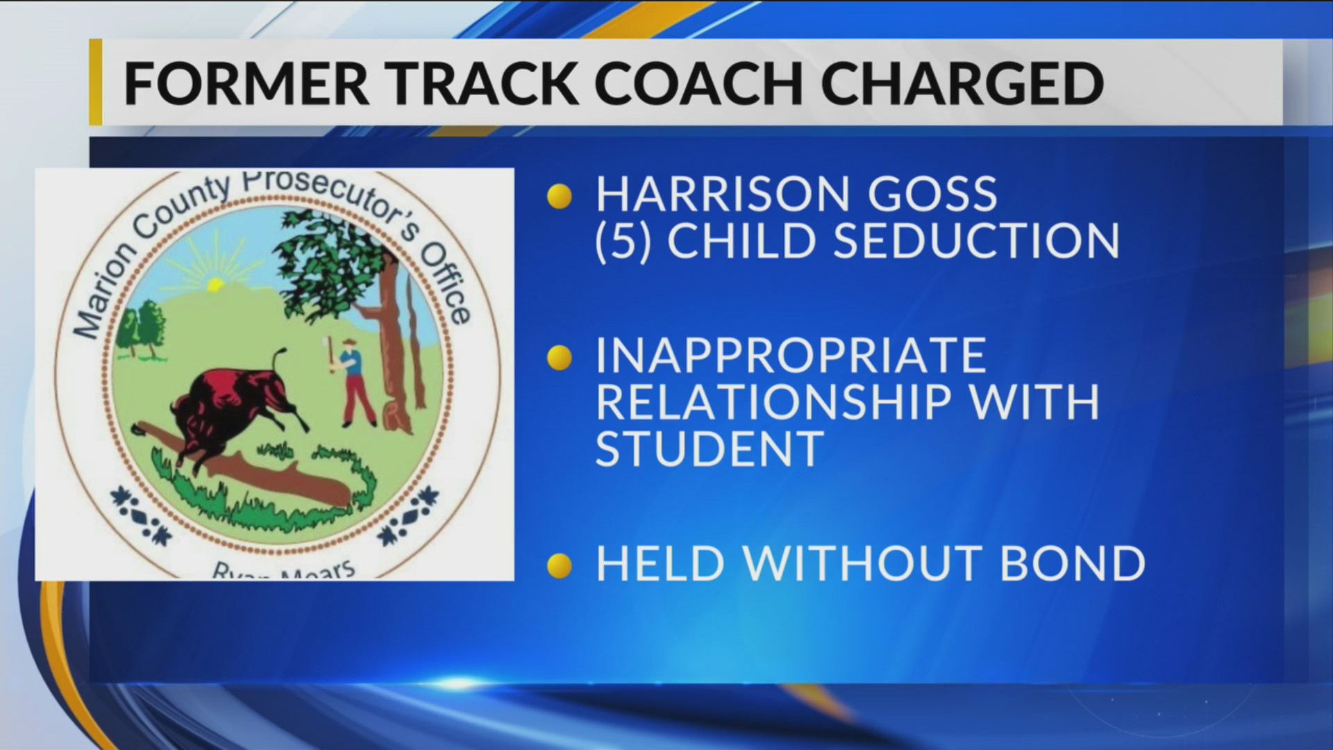 Docs: Ben Davis HS track coach accused of child seduction – WTTV CBS4Indy