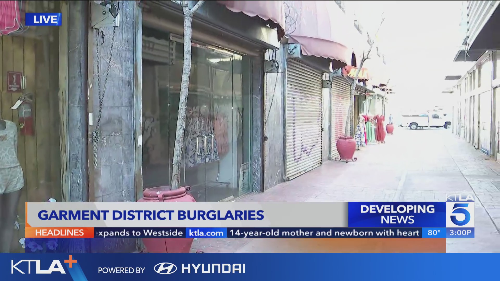 Burglars hit row of businesses in L.A.’s garment district – KTLA