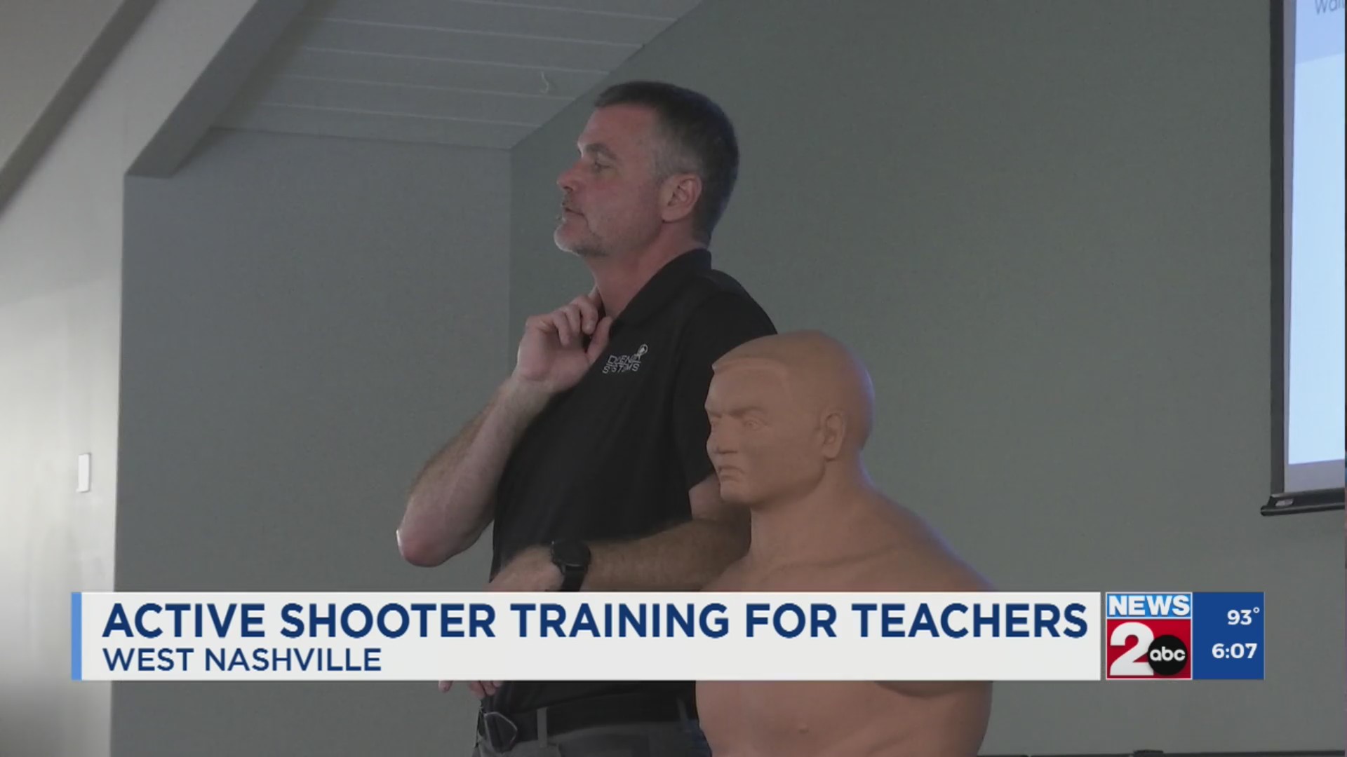 Active shooter training for Tennessee teachers – WKRN News 2