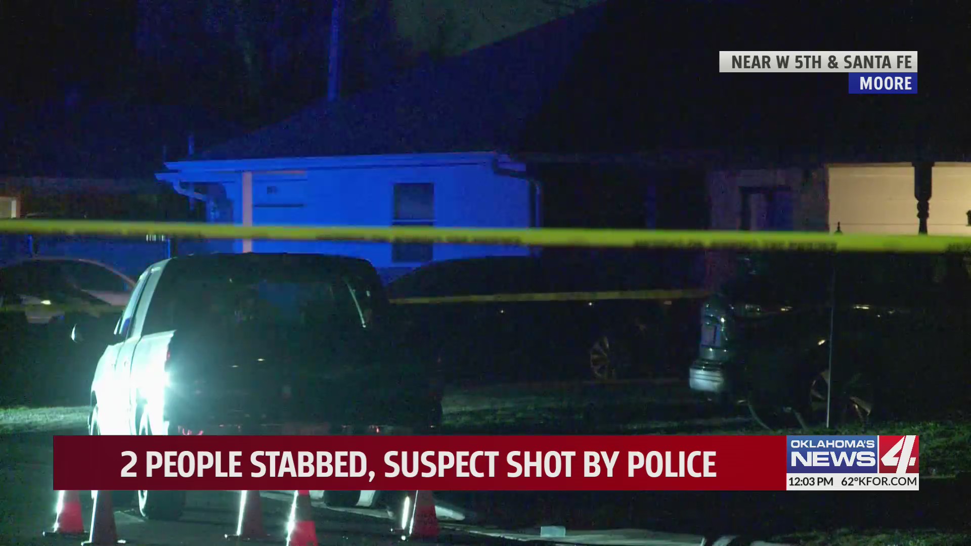 Moore Police identify suspect in stabbing, officer-involved shooting ...