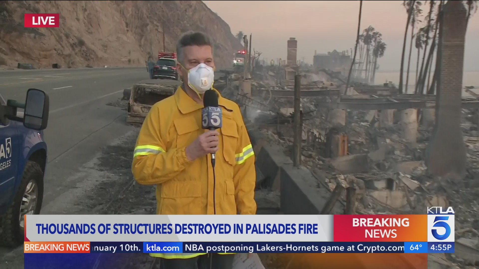 Wildfires destroy thousands of homes in LA area – Thursday 4pm Team  Coverage – KTLA