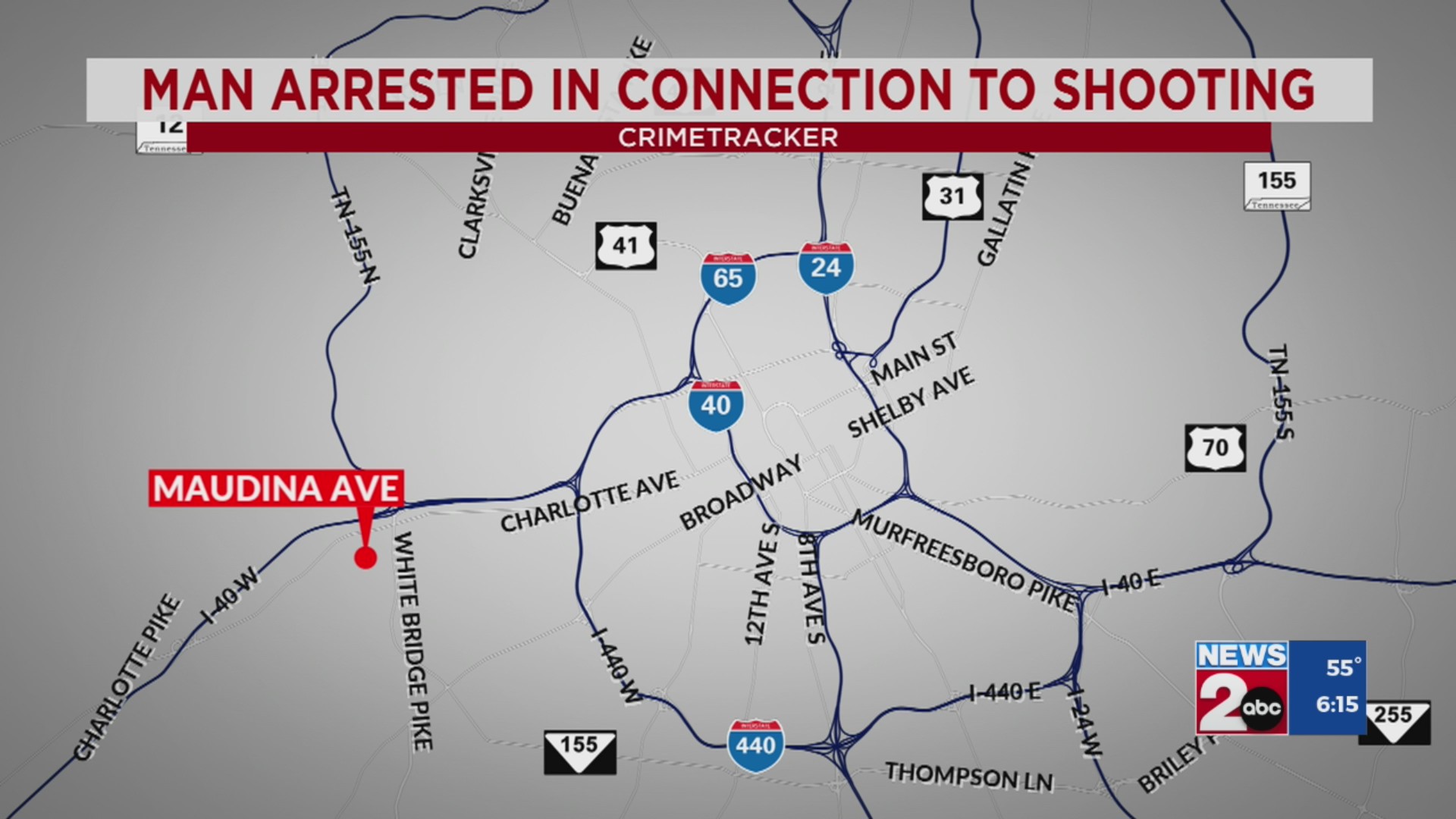 Man charged in connection with shooting – WKRN News 2