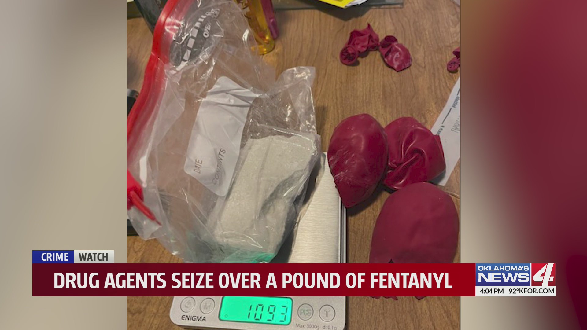 Drug agents seize over a pound of fentanyl – KFOR.com Oklahoma City