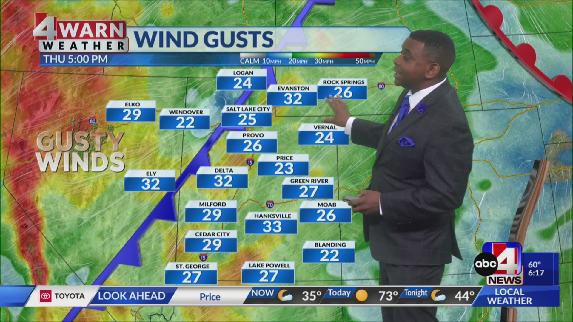 Unseasonable warmth with winds for your Thursday – ABC4 Utah