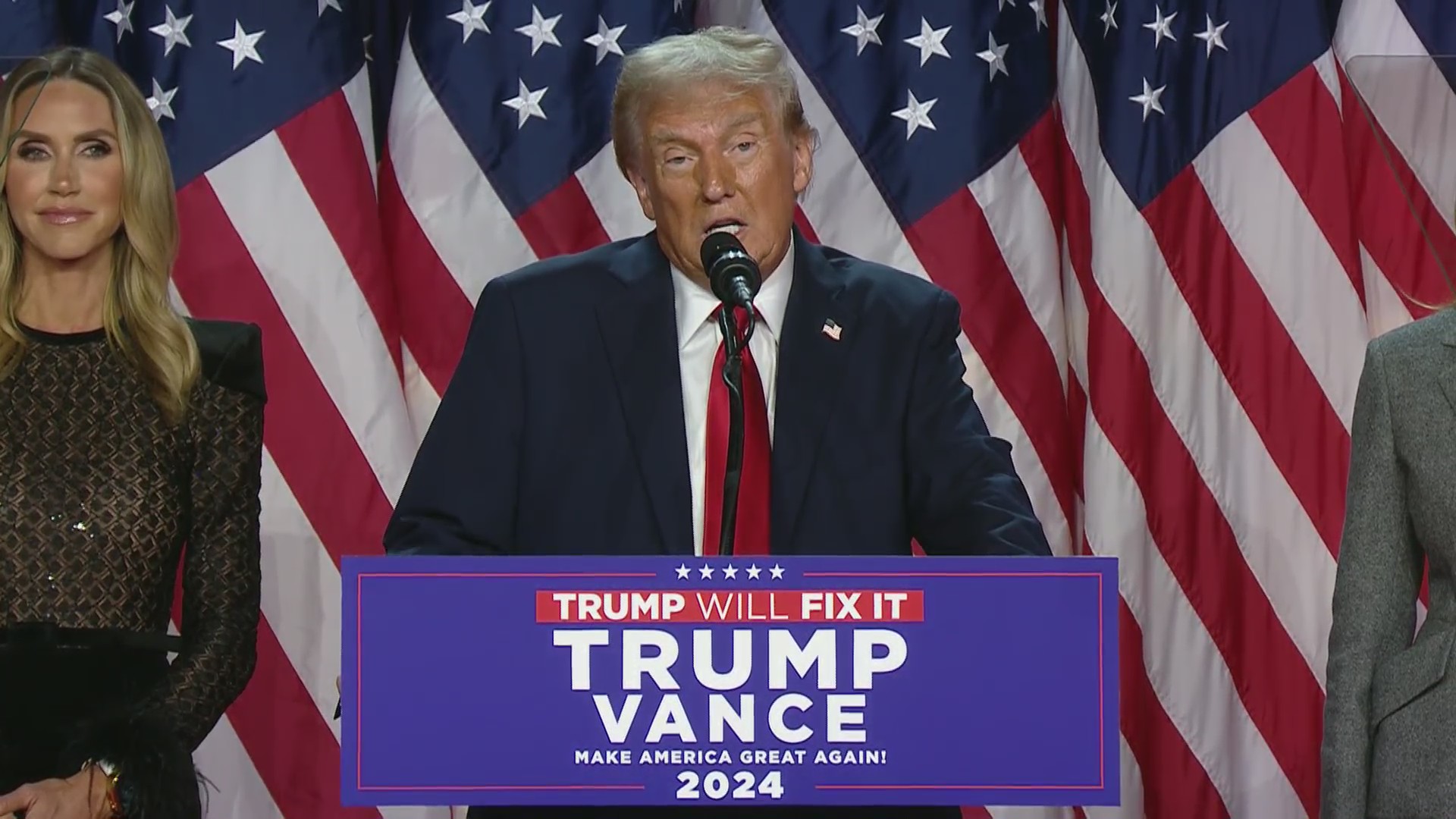 Watch: Donald J. Trump addresses supporters as projected 47th president ...