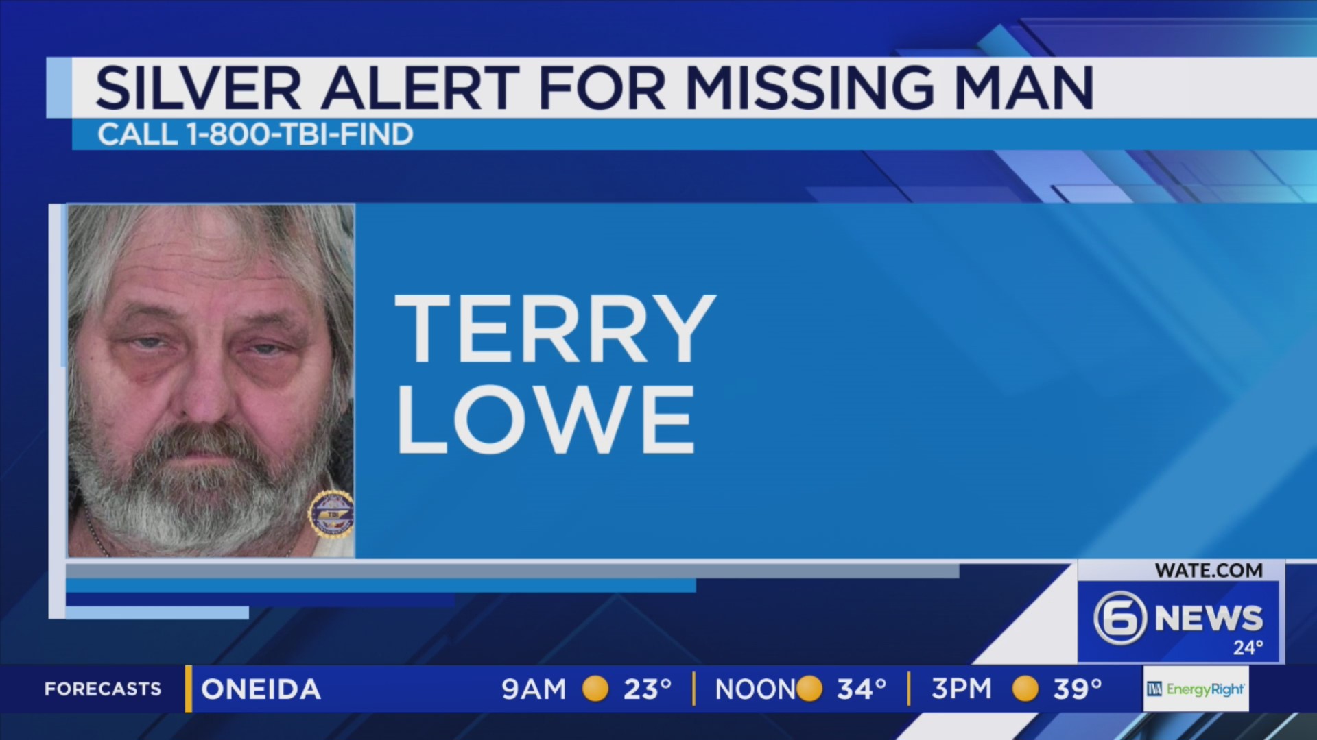 TBI issues Silver Alert for man missing from Maryville – WATE 6 On Your ...