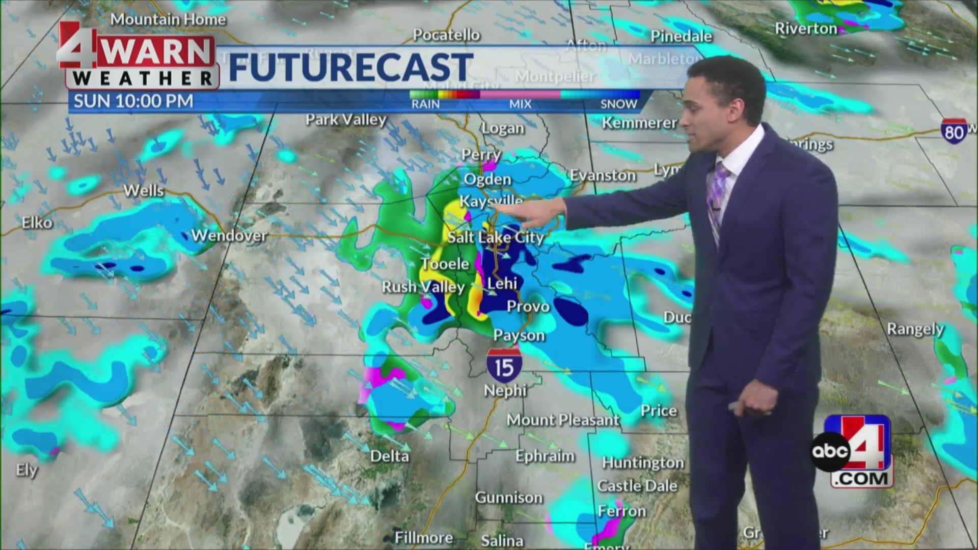 Temperatures continue to drop as a cold front passes through – ABC4 Utah