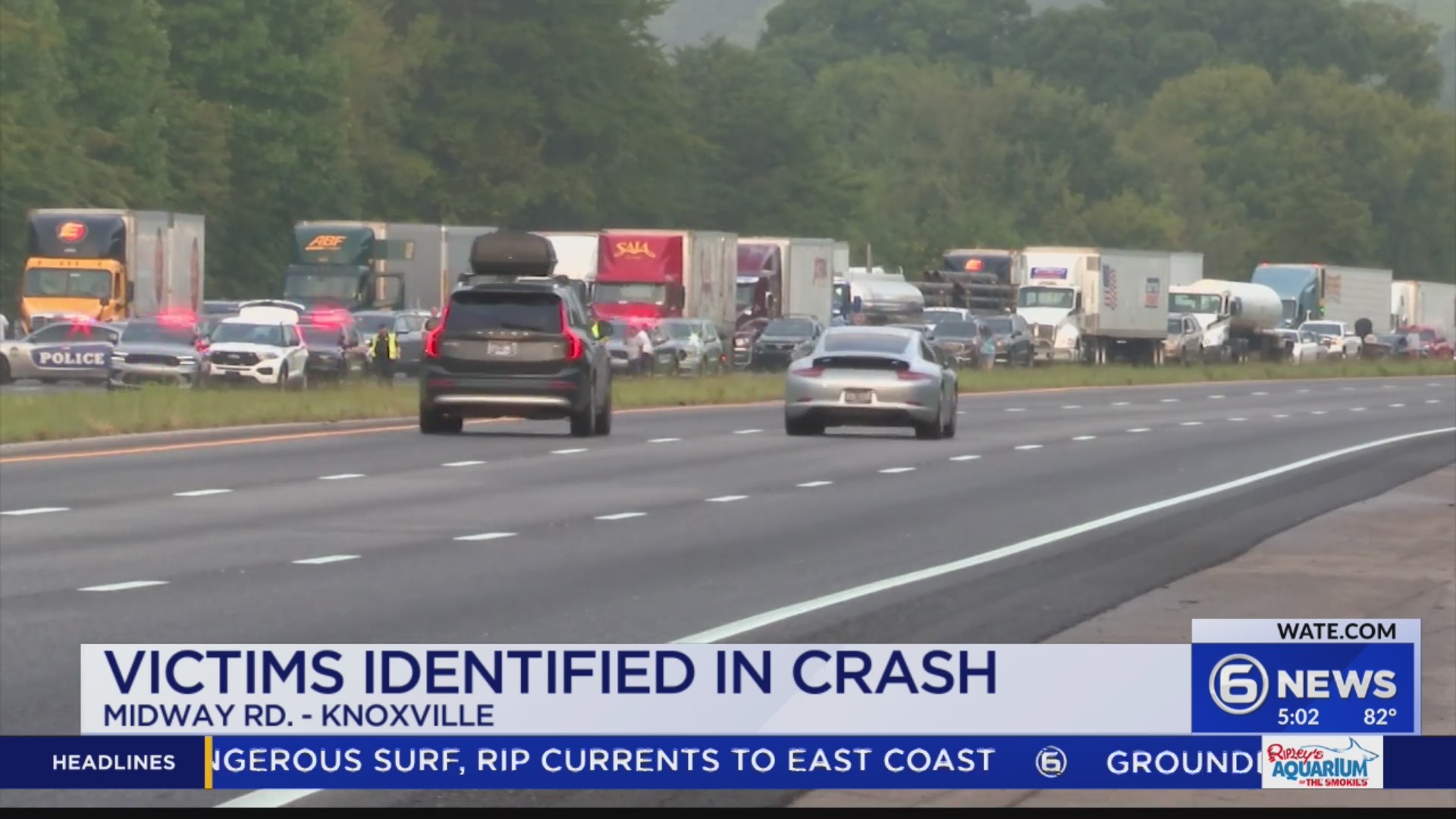 Victims of fatal I-40 crash in Knoxville identified – WATE 6 On Your Side