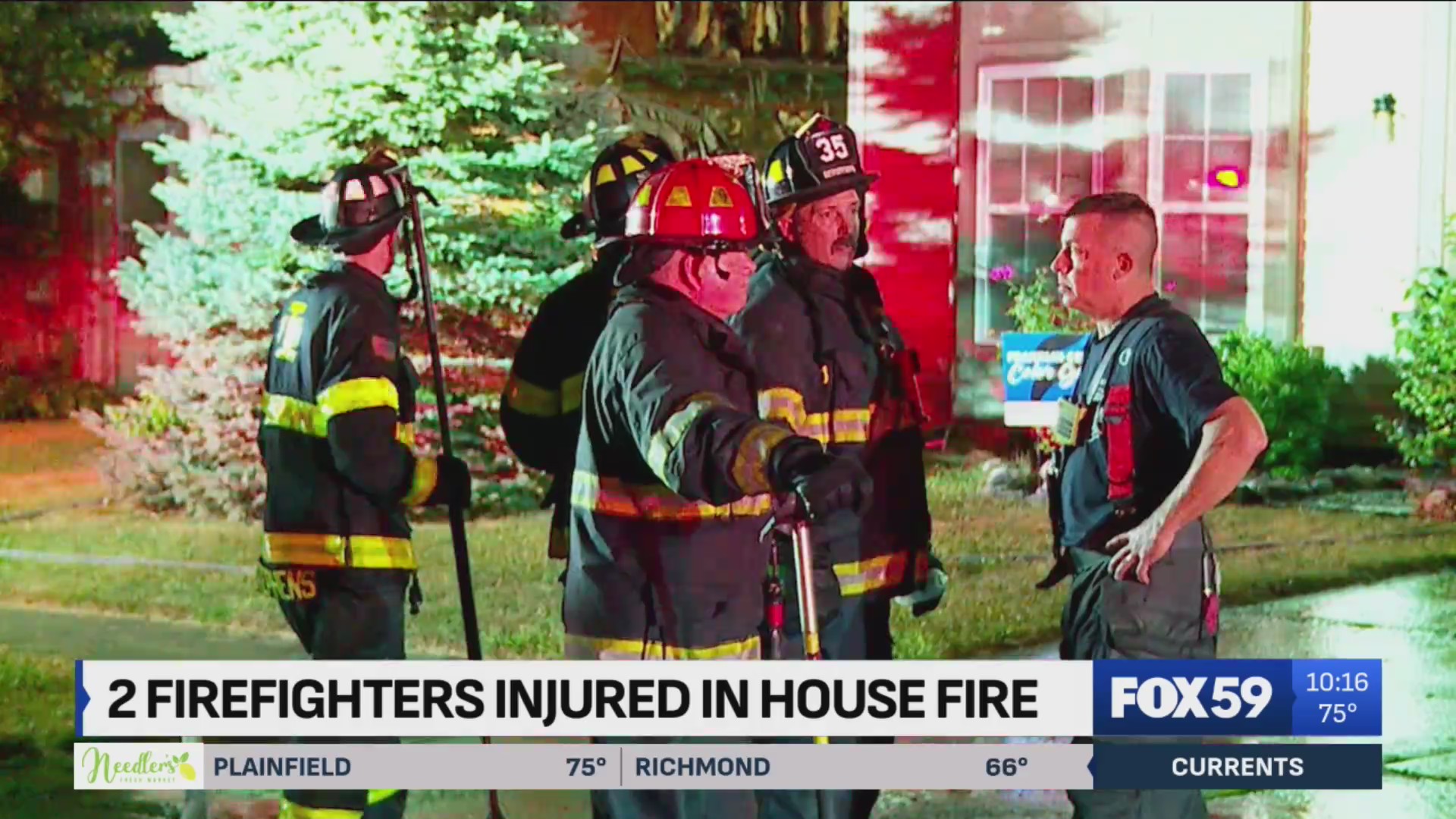 2 firefighters injured battling SE side house fire; dog credited with ...