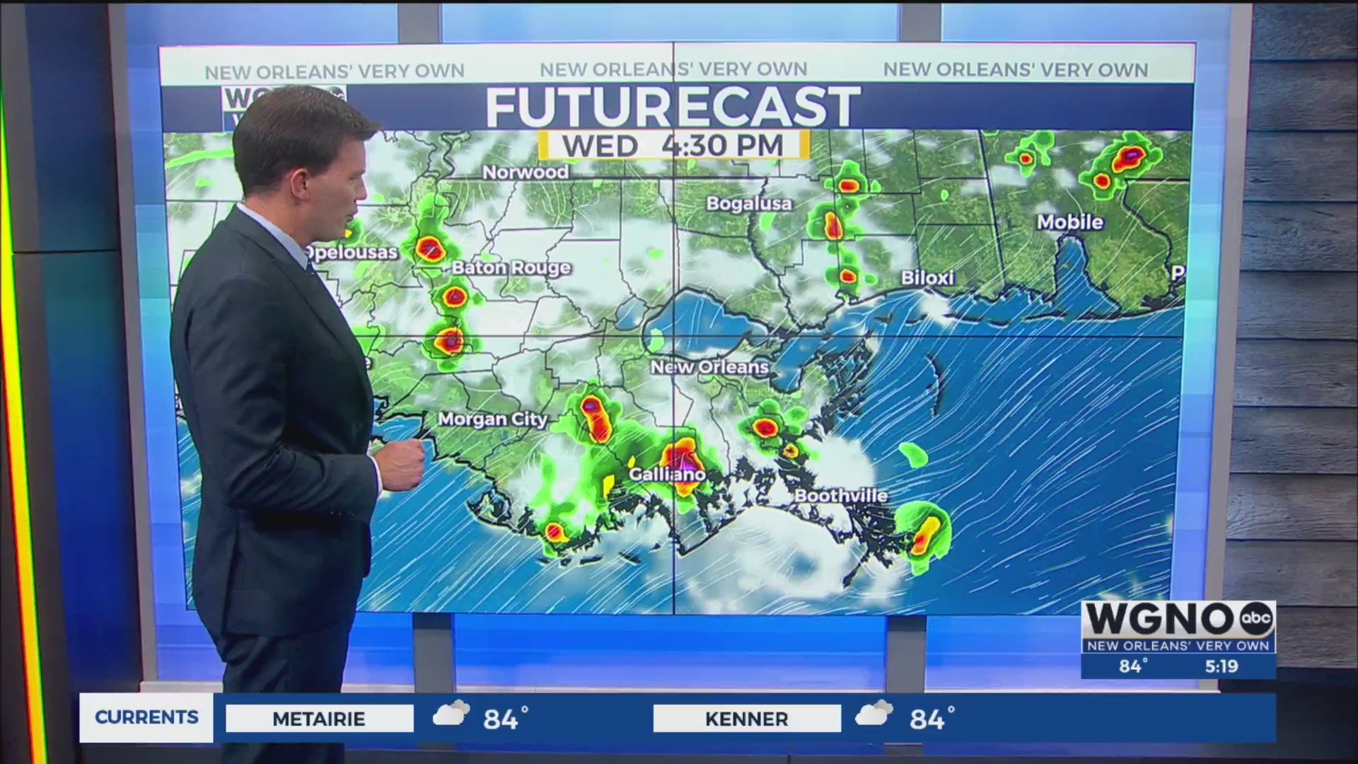Summer storms again Wednesday but not as much – WGNO