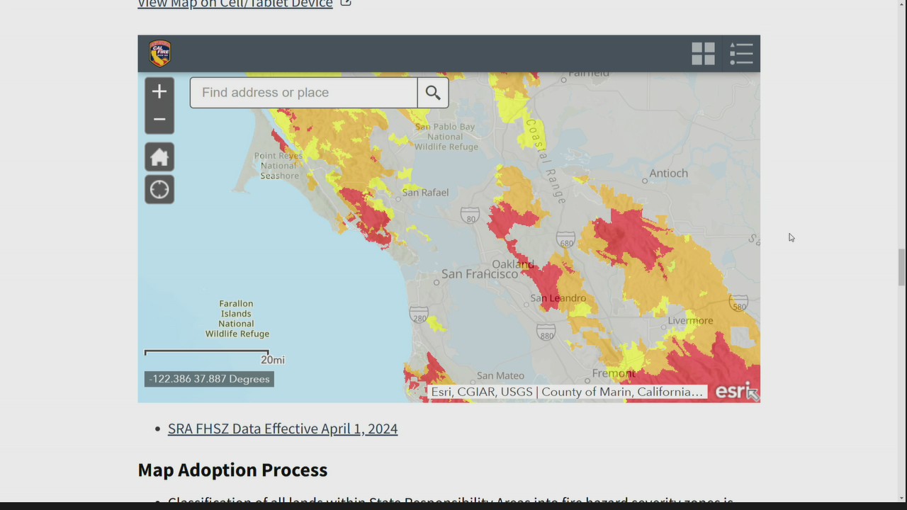 New map from Cal Fire shows ‘fire zones’ across state – KRON4