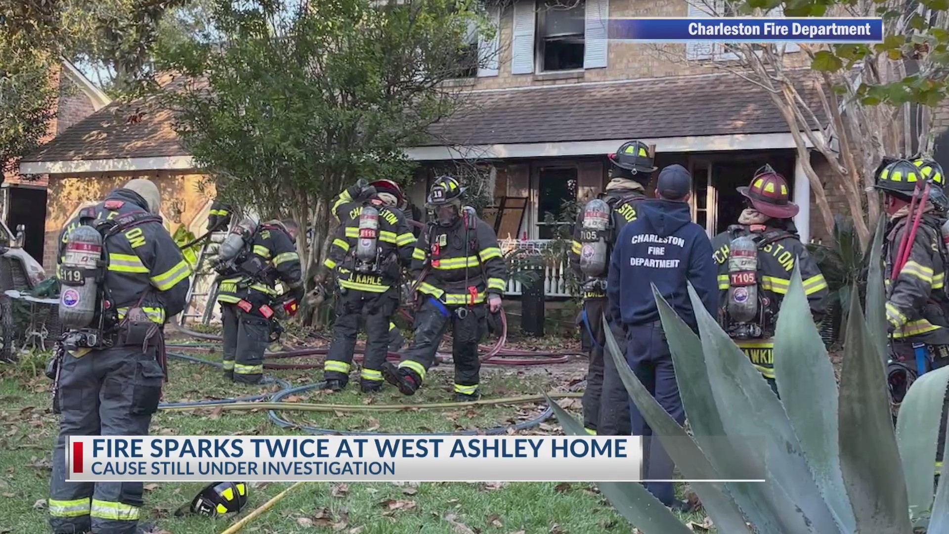 Fire sparks twice at West Ashley home – WCBD News 2