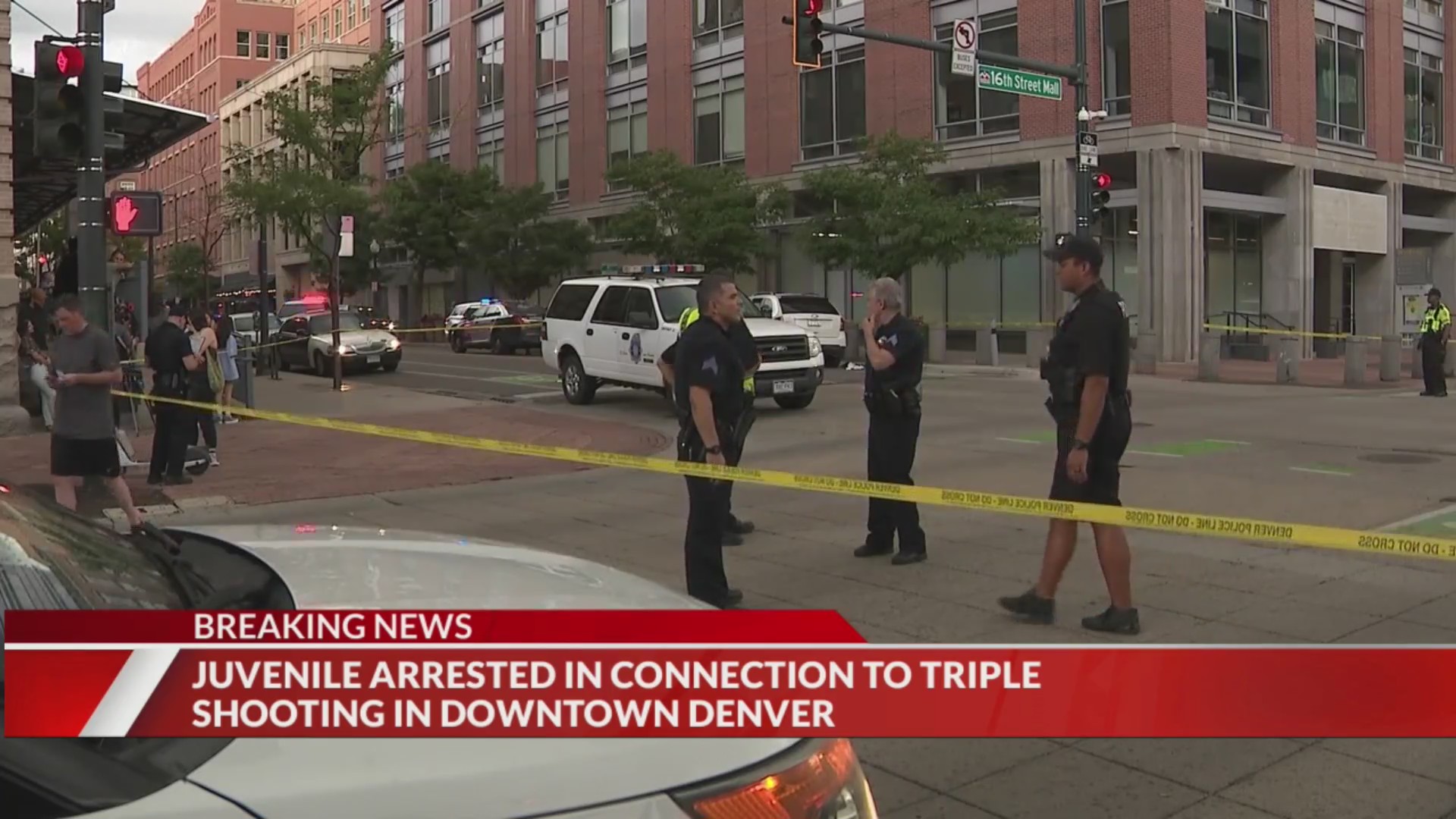Juvenile arrested after 3 men hurt in 16th Street Mall shooting – FOX31 ...