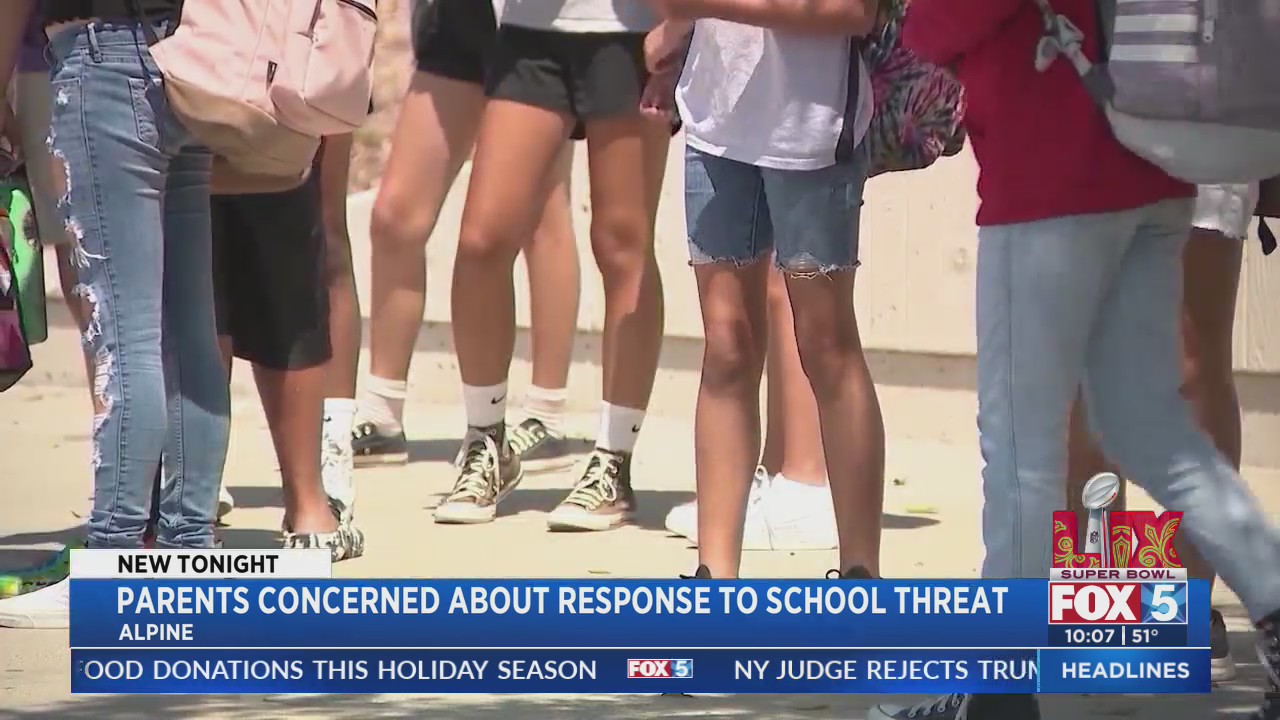 Parents concerned about response to school threat – FOX 5 San Diego ...