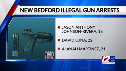 3 arrested after New Bedford police seize illegal gun – WPRI.com