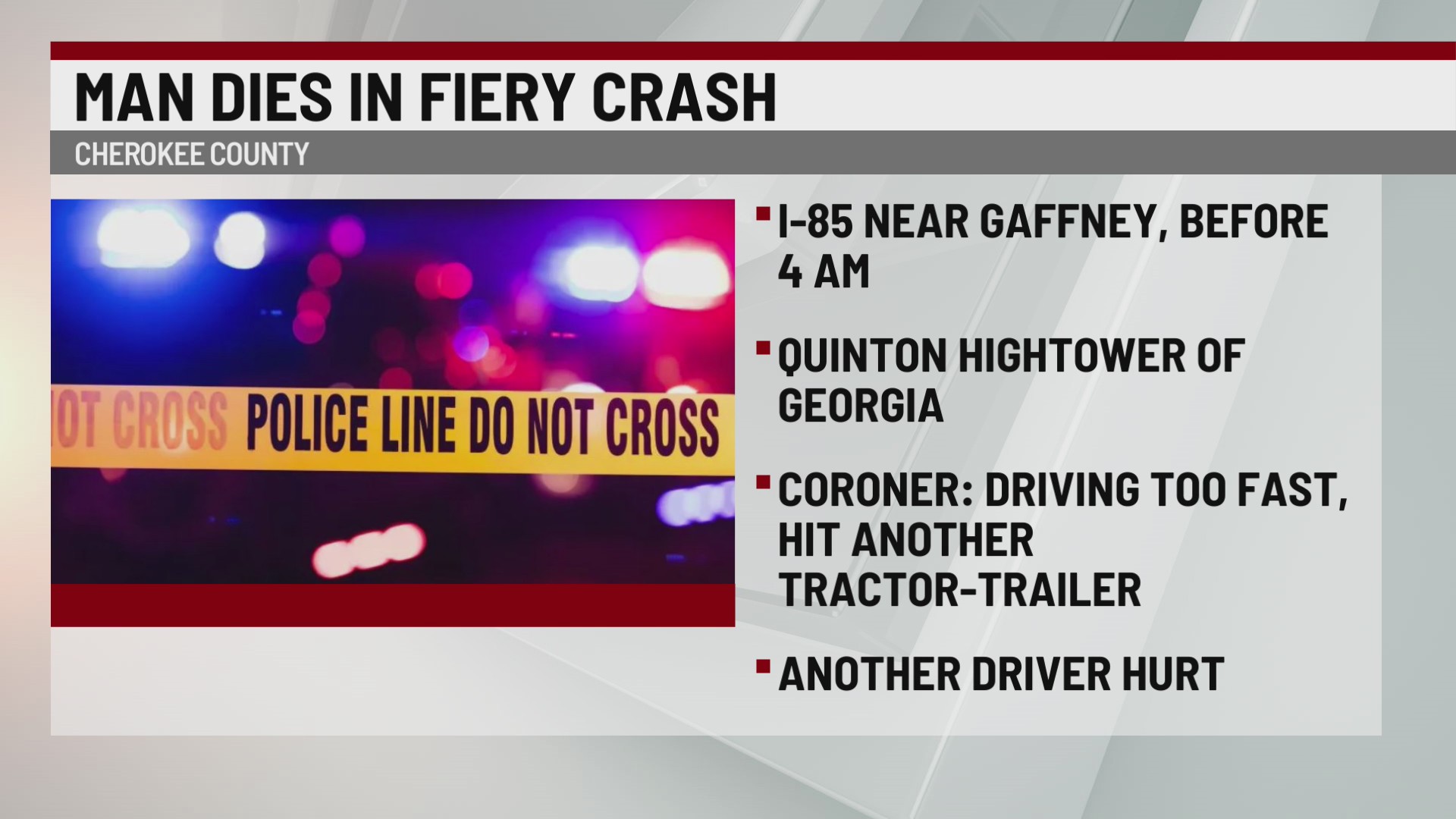 Coroner identifies man in Laurens Co. crash involving tractor-trailer ...