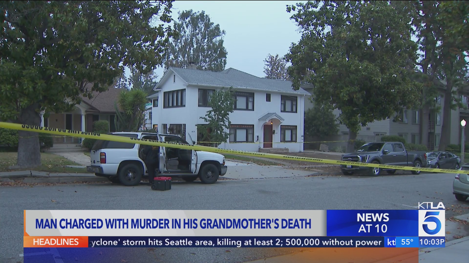 Man charged with murder in his grandmother’s death. – KTLA