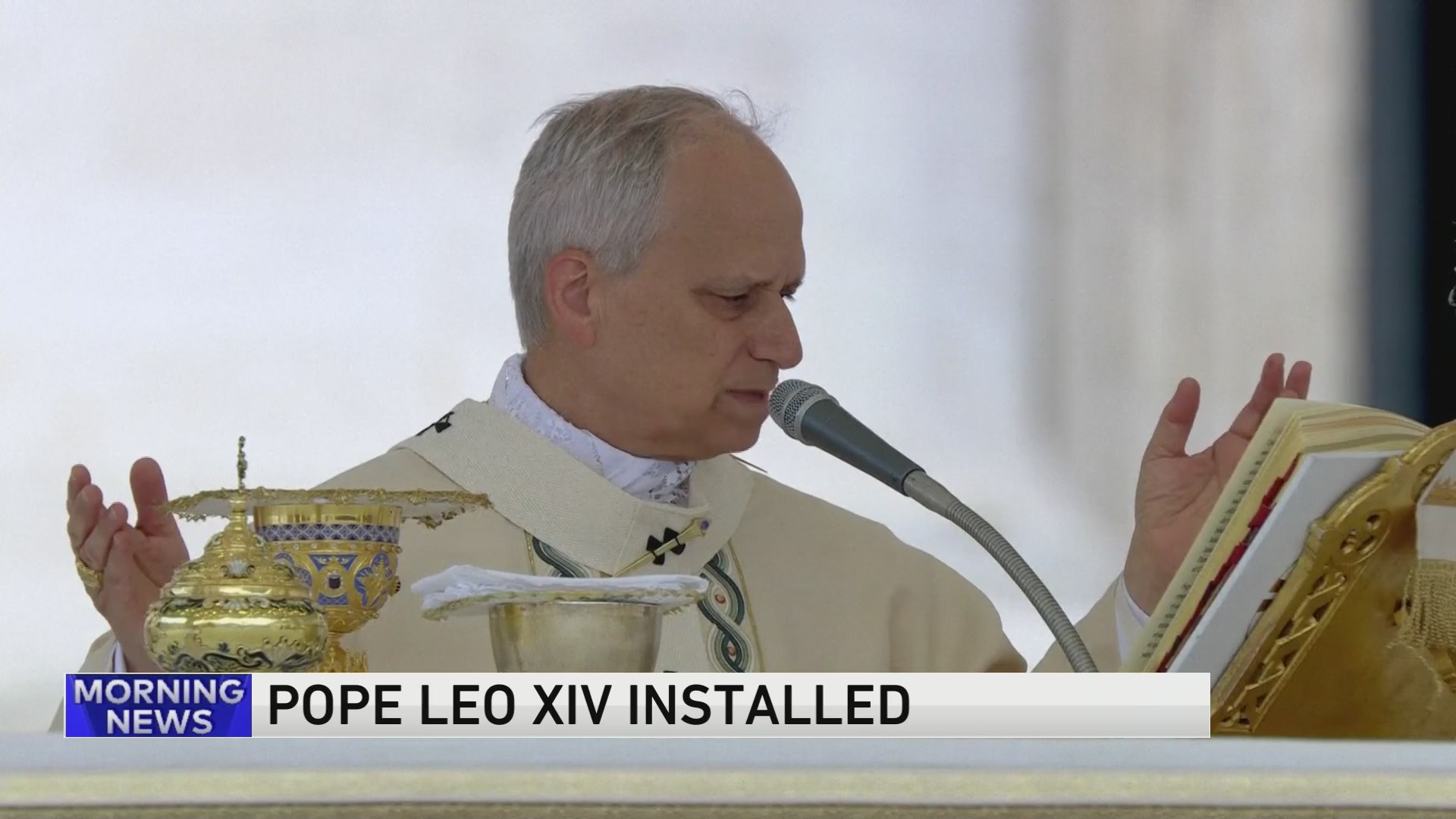 Chicago-born Pope Leo XIV installed as new leader of Catholic Church ...