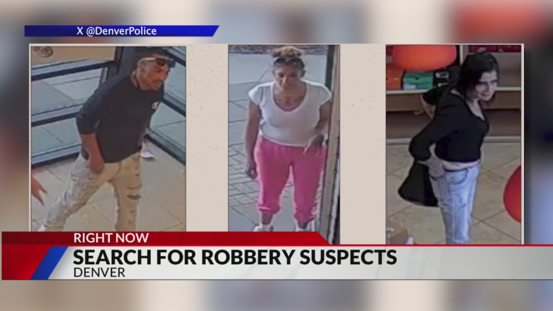 Denver police looking for 3 robbery suspect – FOX31 Denver