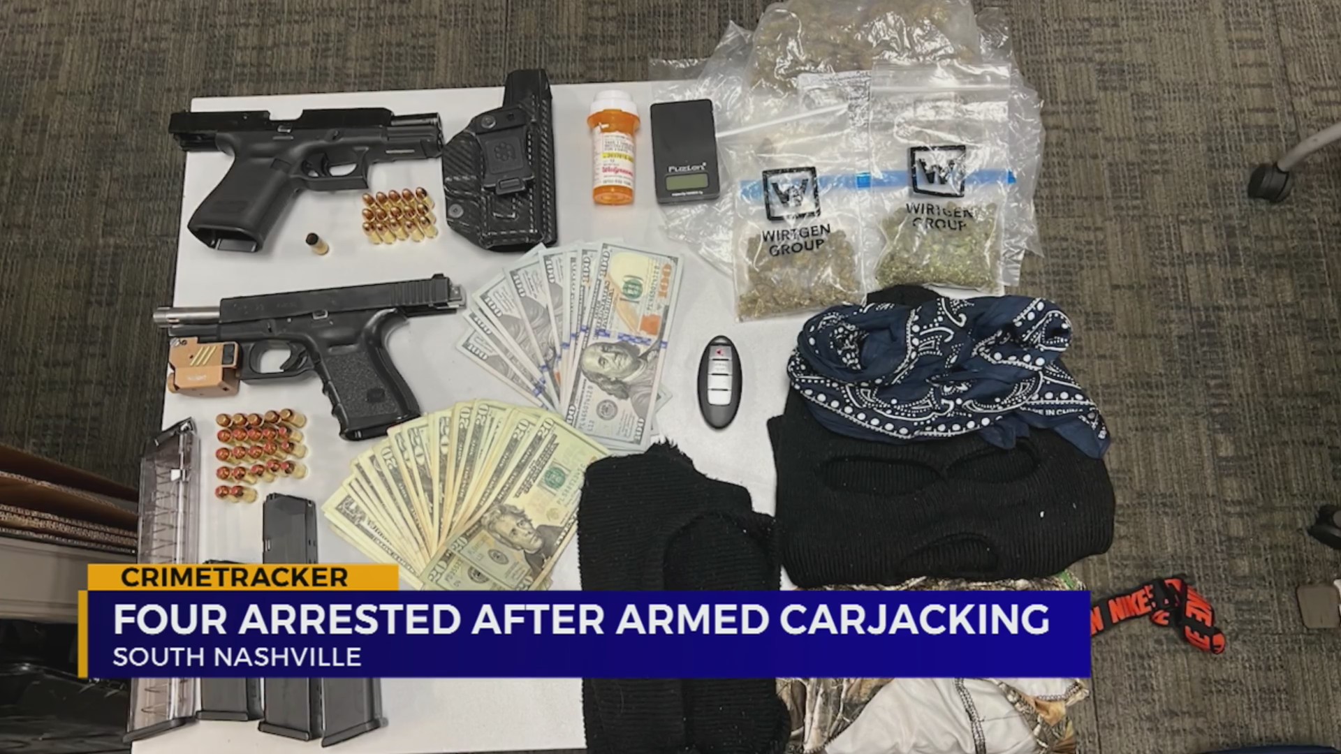 Nashville, TN police arrest 4 teens in stolen car after alleged armed ...