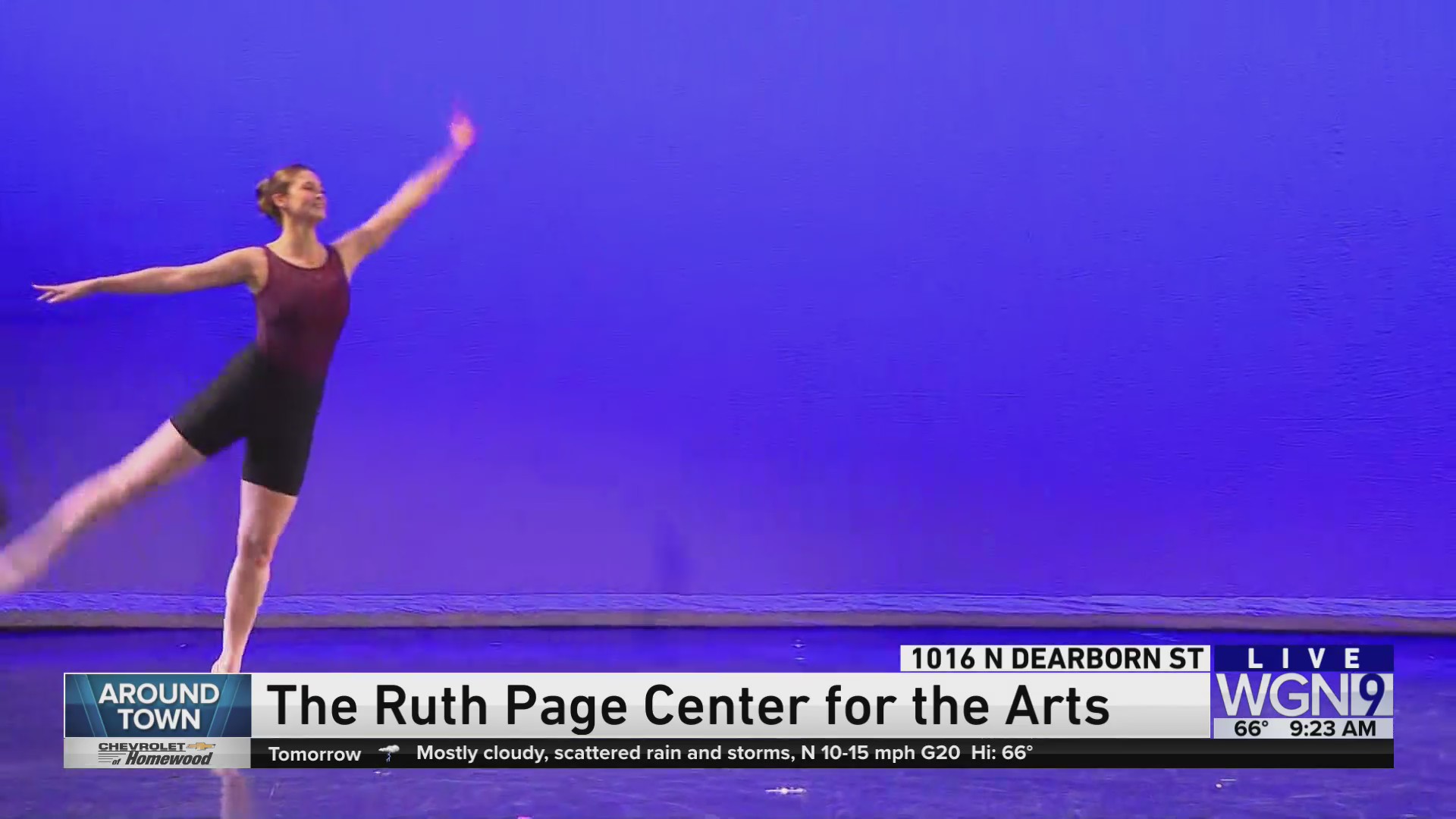 Stephanie Rutter Dancer Around Town – Ruth Page Center for the Arts – WGN-TV