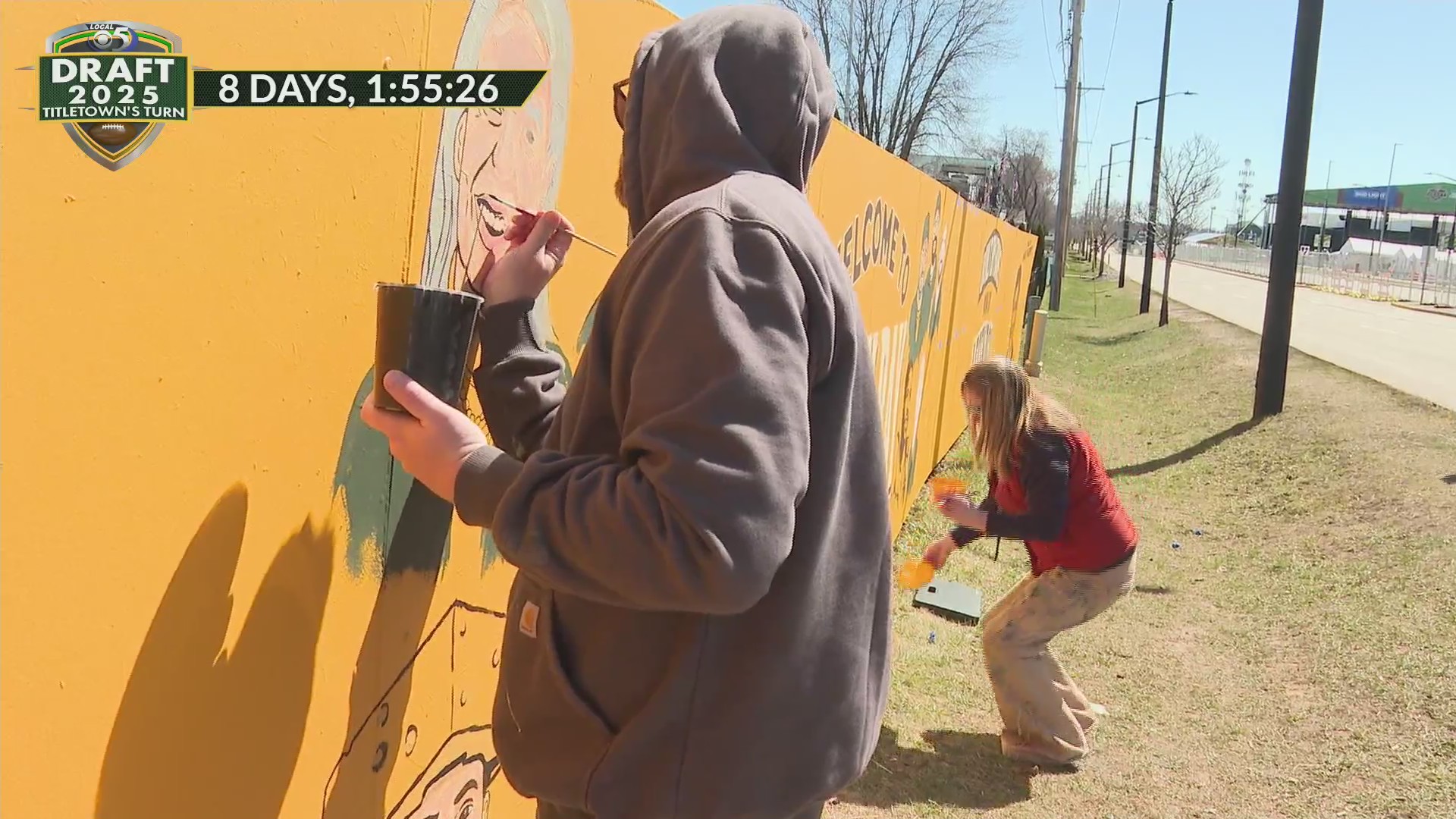 Familiar Packers fan fence gets fresh look ahead of NFL Draft for a ...