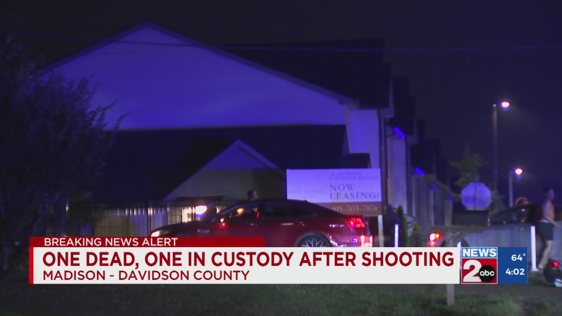 1 dead, 1 in custody after shooting in Madison – WKRN News 2