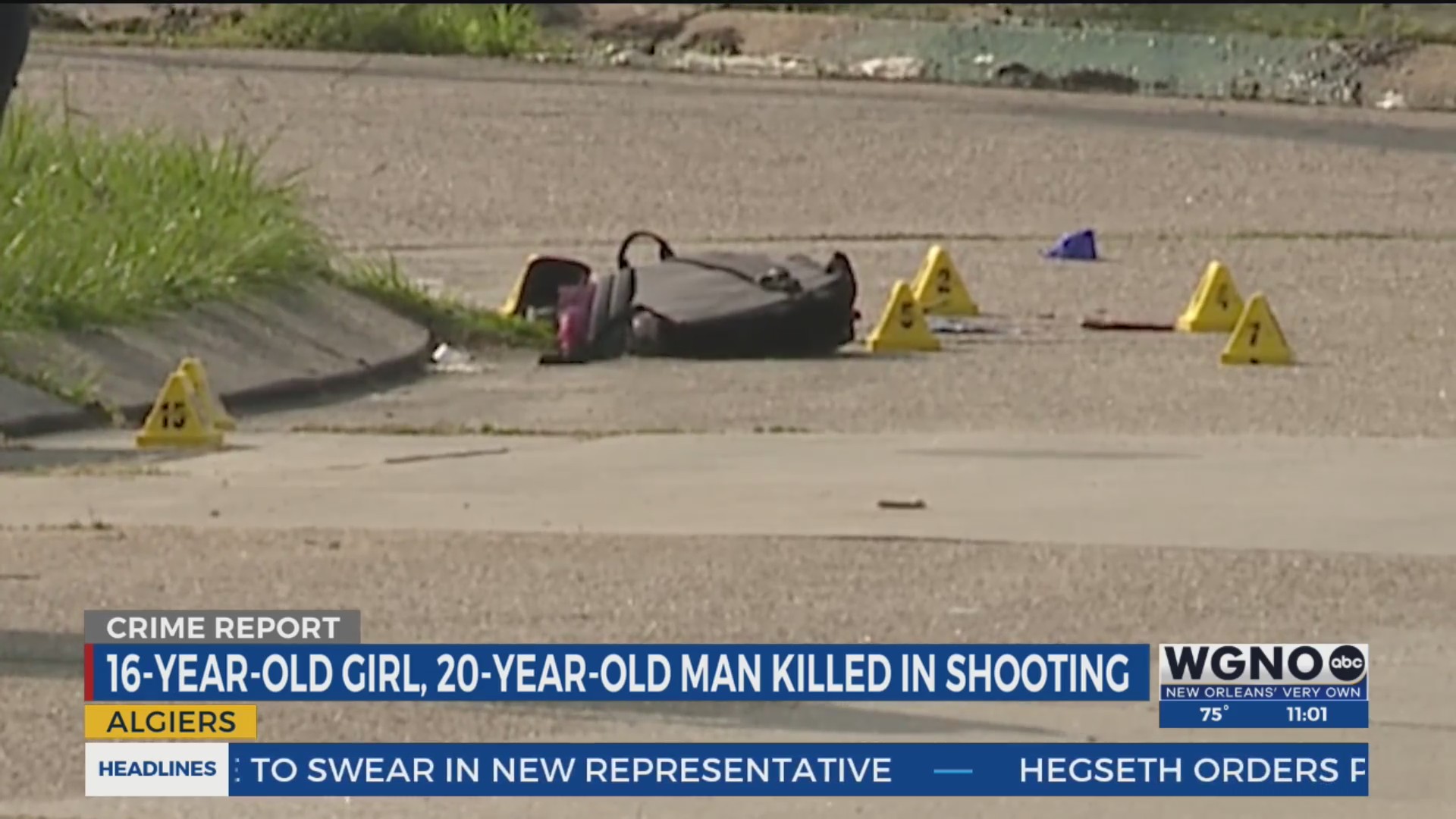 Teenage girl one of two killed in Algiers Wednesday morning – WGNO