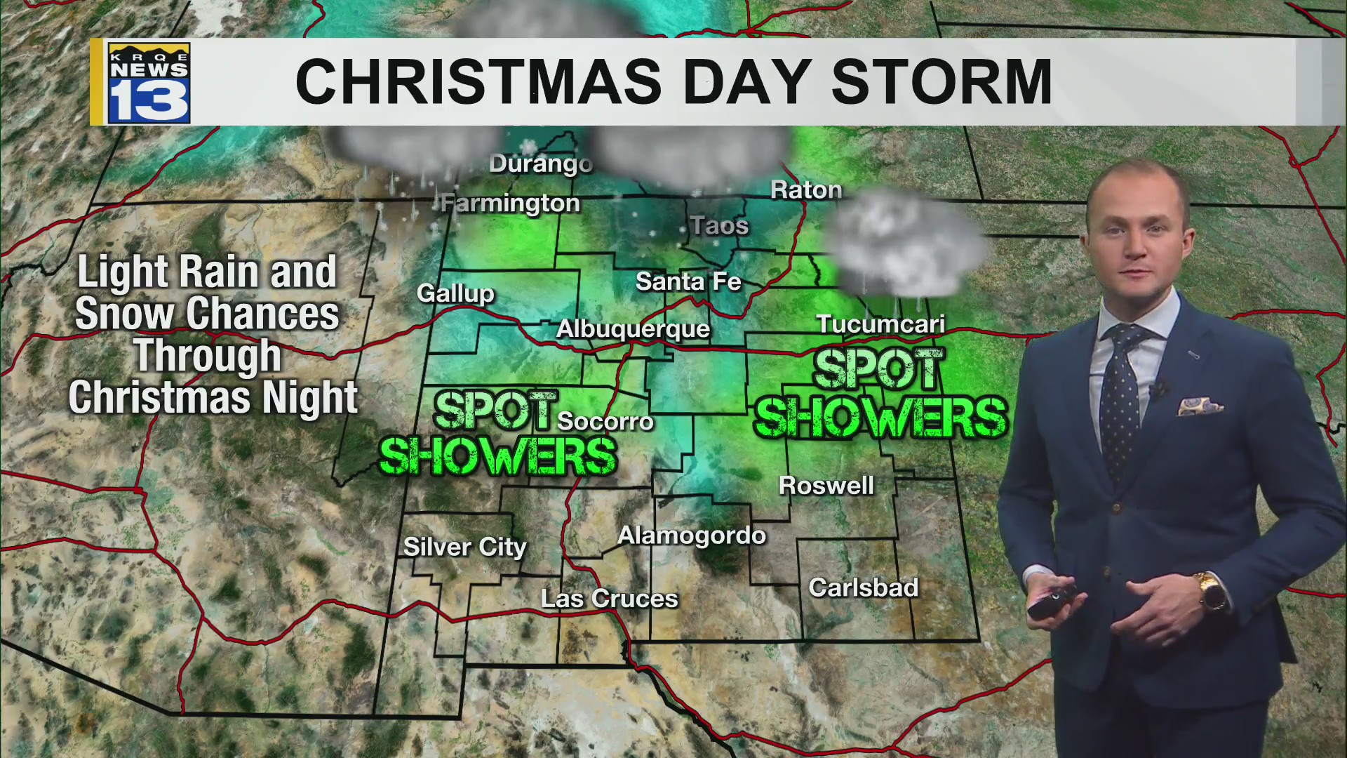A storm brings snow and rain on Christmas Day – KRQE NEWS 13 – Breaking ...