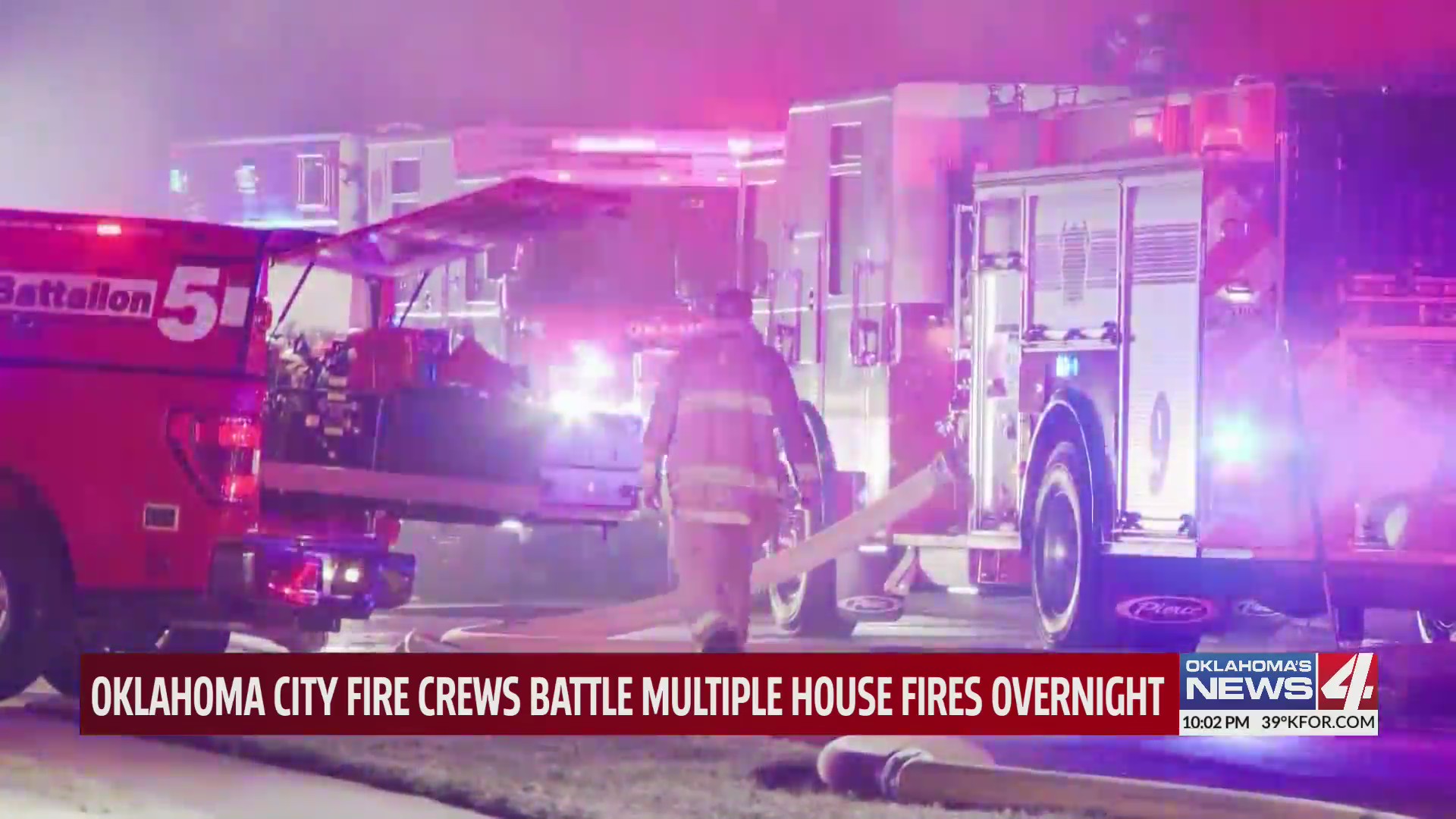 Oklahoma City fire crews battle multiple house fires overnight – KFOR ...