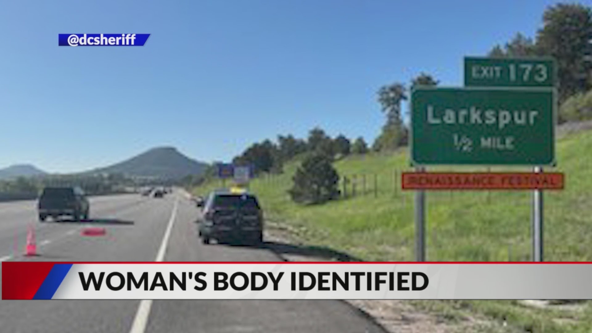 Woman found dead along I-25 near Larkspur identified – FOX31 Denver