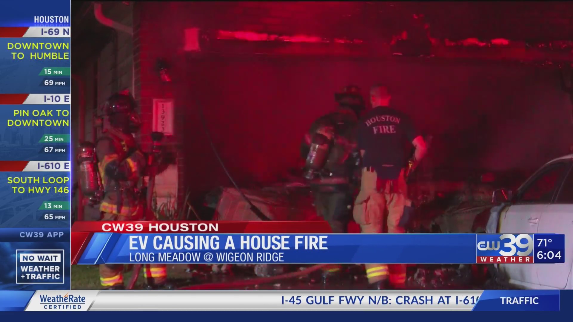 Electric vehicle causes house fire in south Houston – CW39 Houston