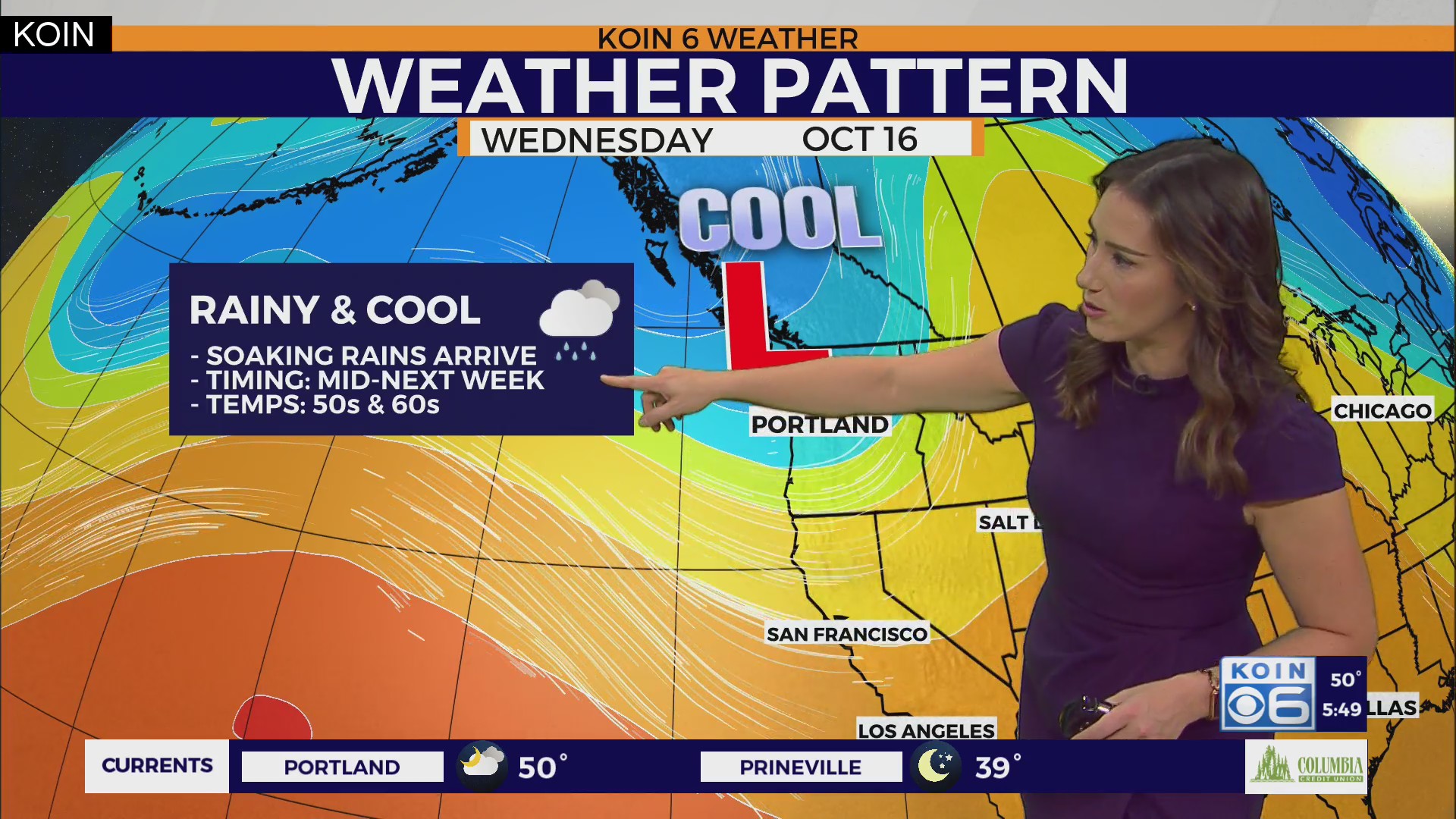 Another weekend ahead in Portland. Soaking rains possible next