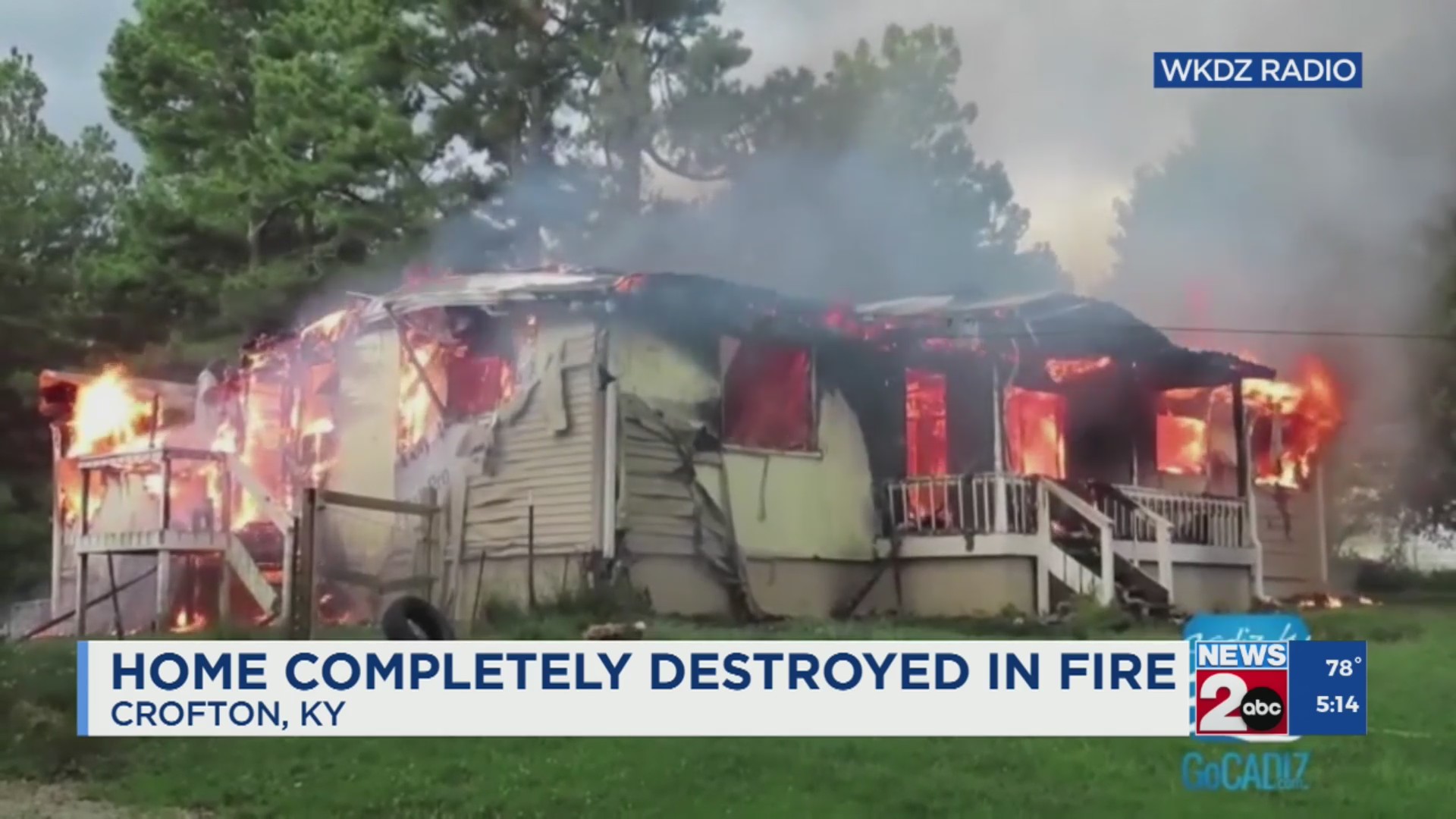 Christian County, KY house completely destroyed in fire – WKRN News 2