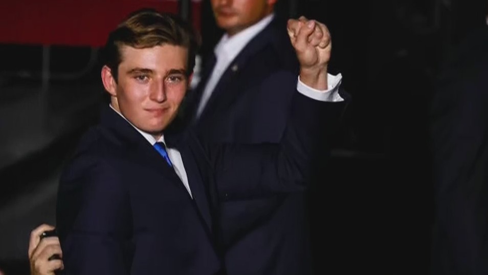 Barron Trump makes political debut at father’s rally | The Hill