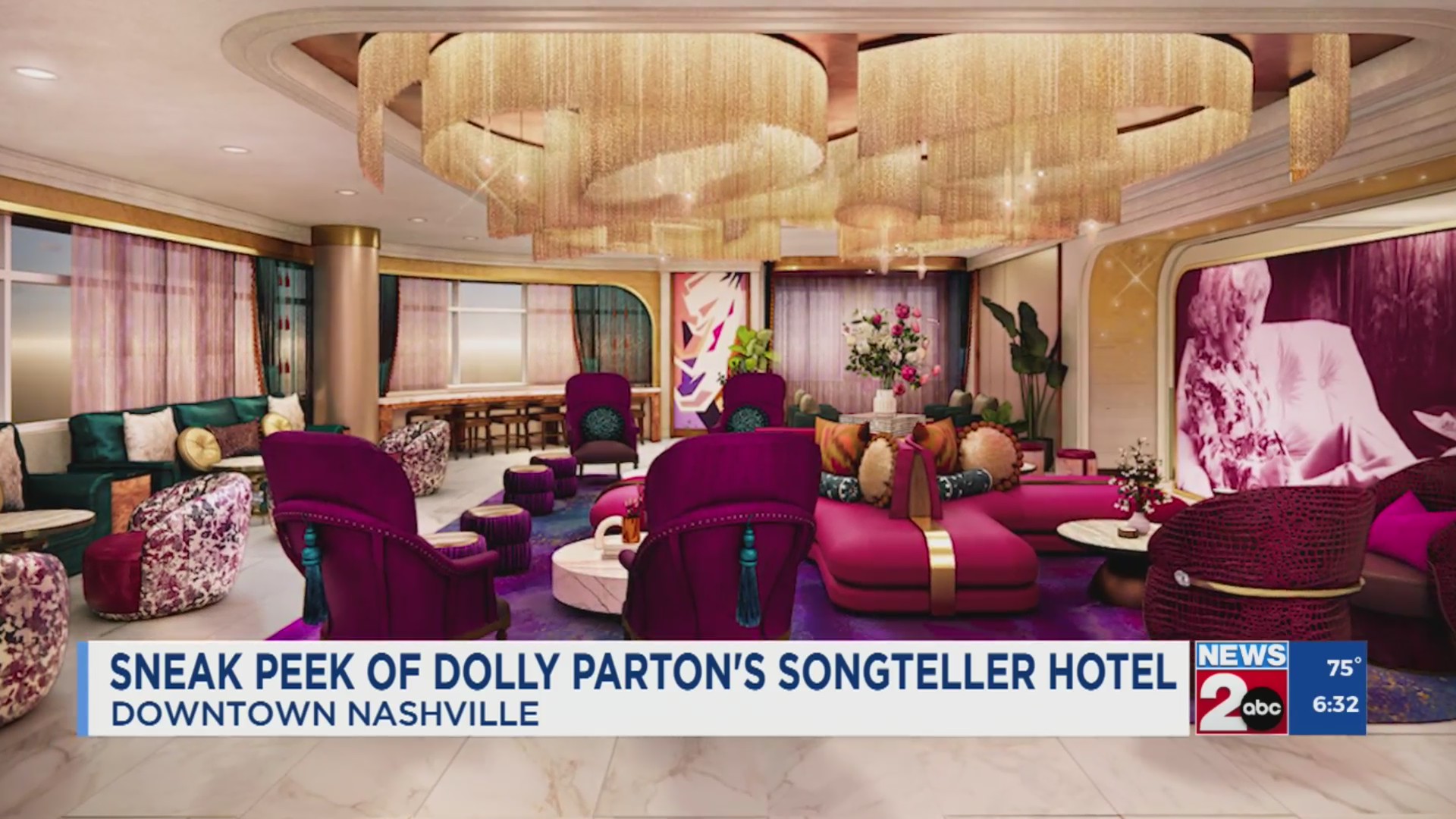 Sneak peek of Dolly Parton’s Songteller Hotel – who13.com