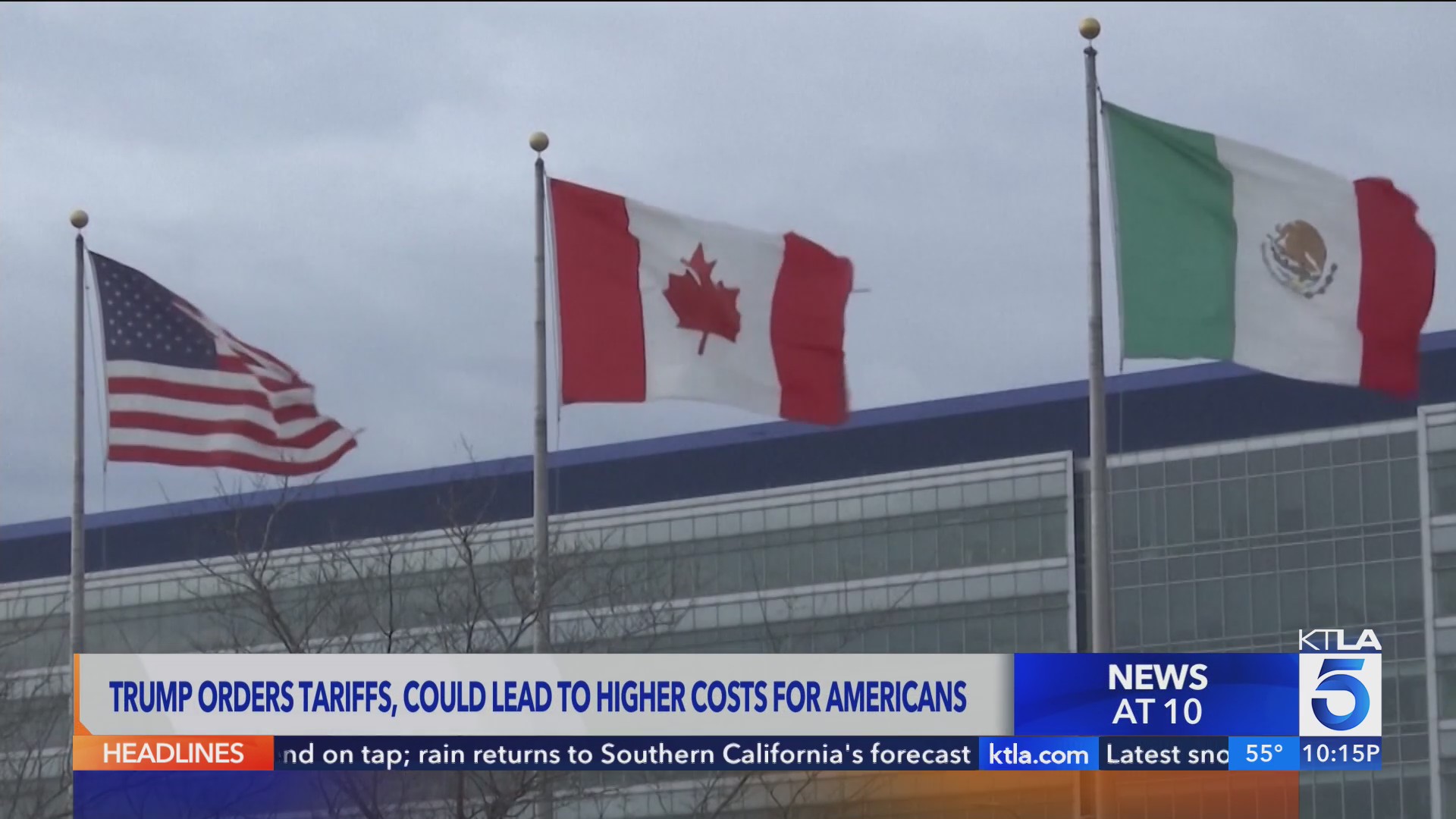 Trump puts tariffs on Canada, Mexico and China, spurring trade war as ...