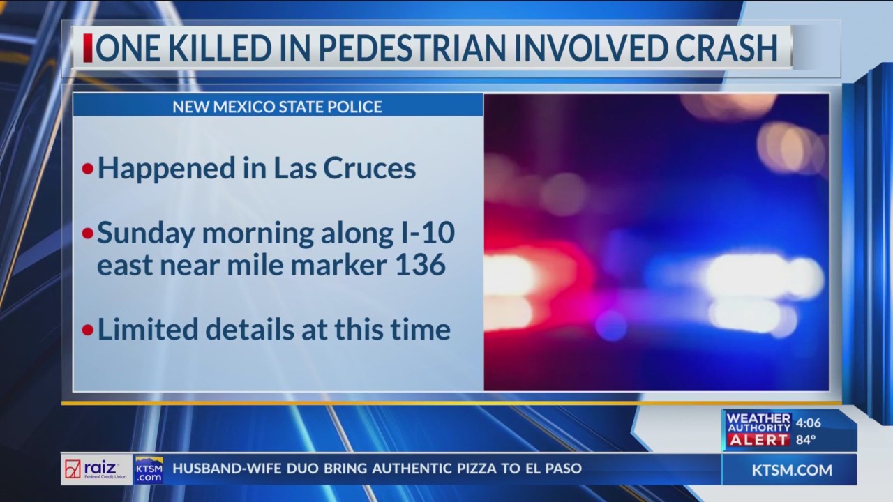 1 dead in crash along I-10 in Las Cruces – KTSM 9 News