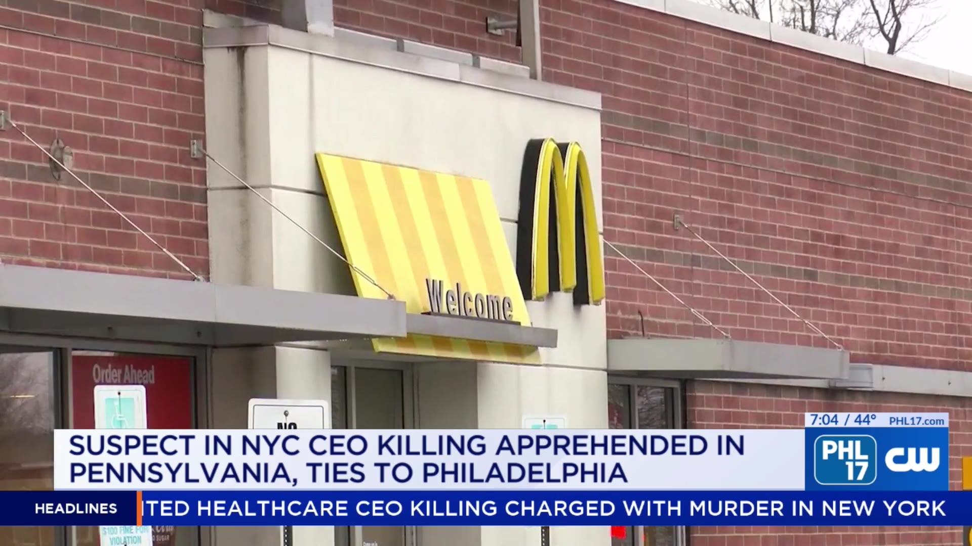 Suspect in UnitedHealthcare CEO killing charged with murder, court ...