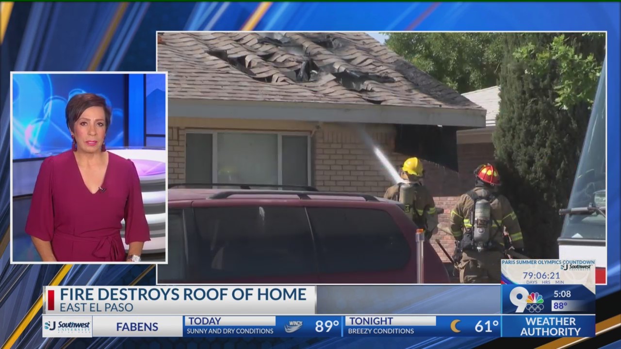 House fire in East El Paso knocked down – KTSM 9 News