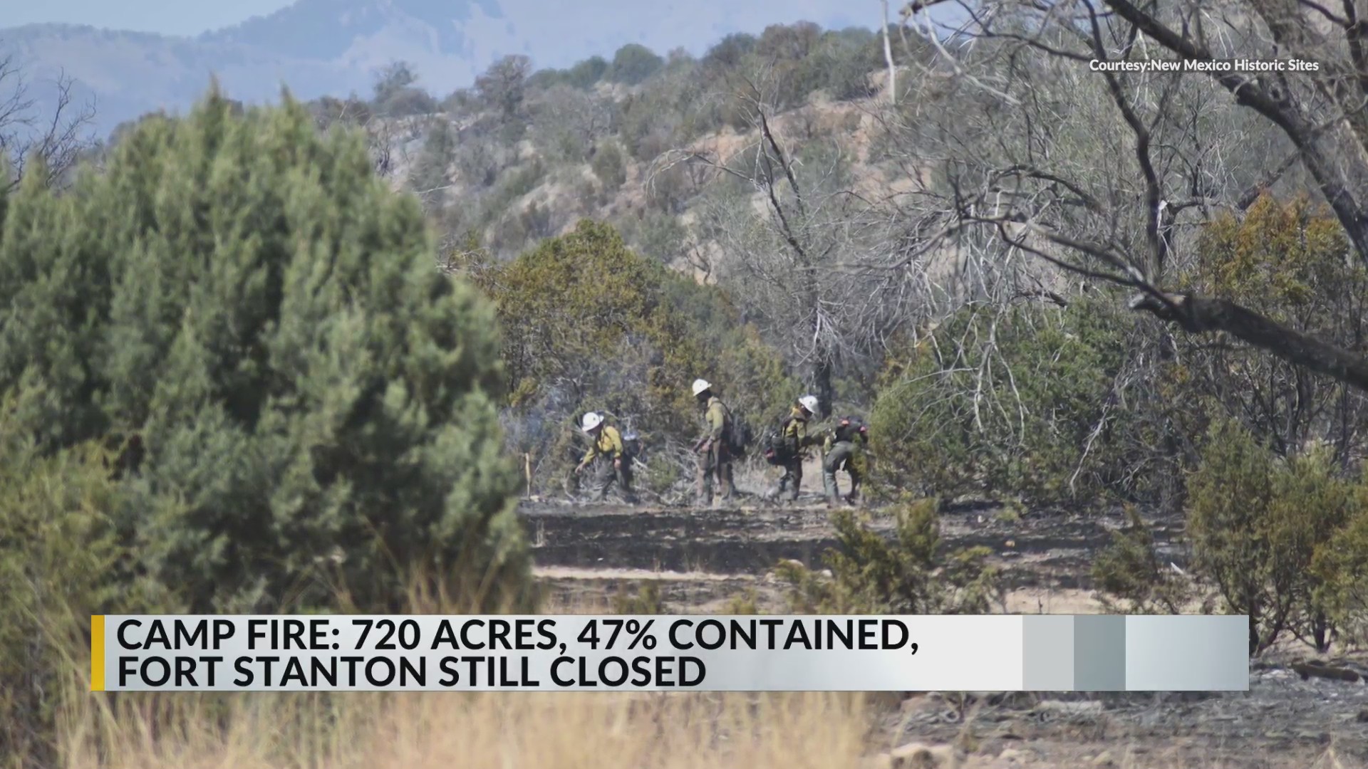 Camp Fire burns 720 acres near Ft. Stanton – KRQE NEWS 13 – Breaking ...